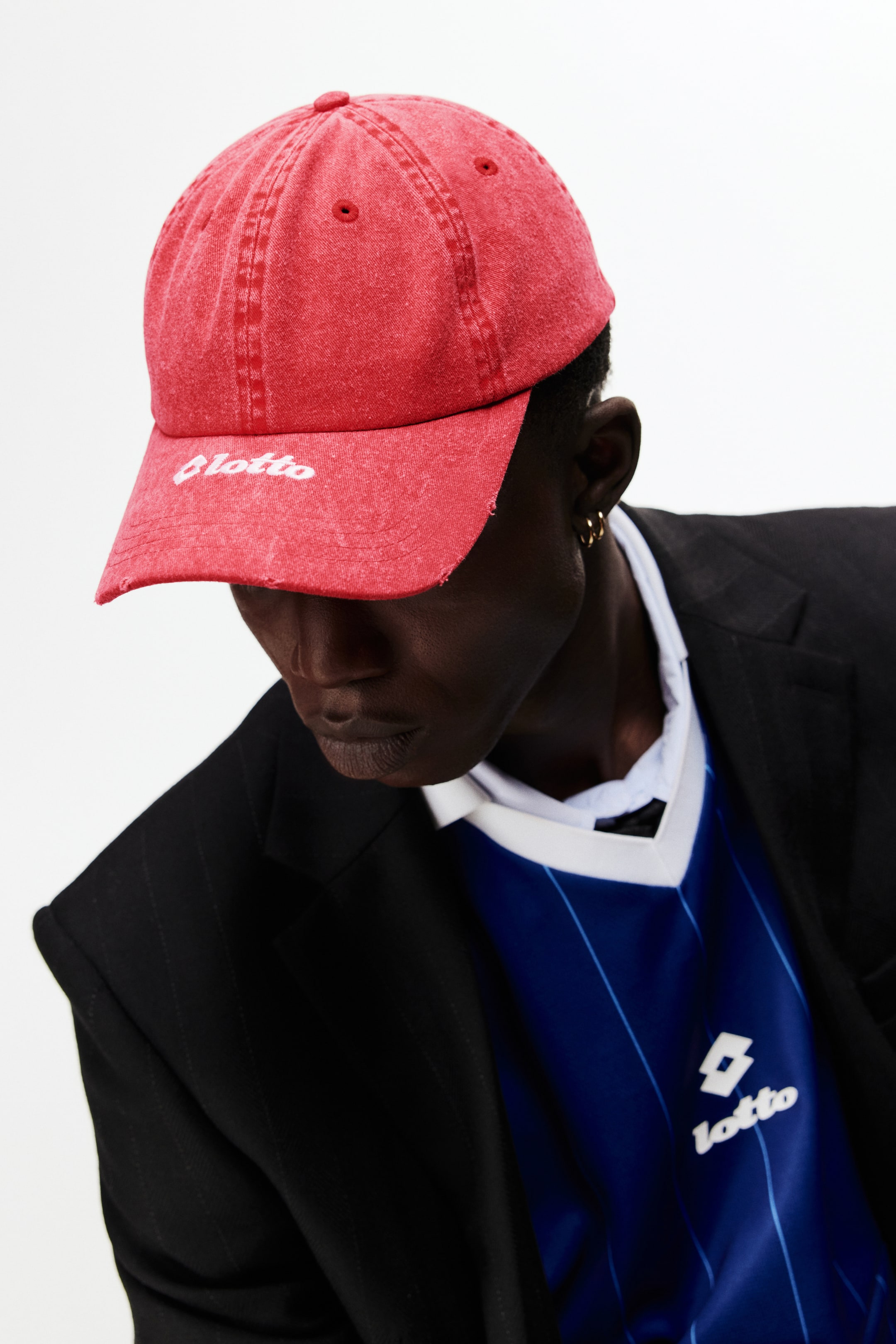Cotton Twill Cap with Embroidered Motif