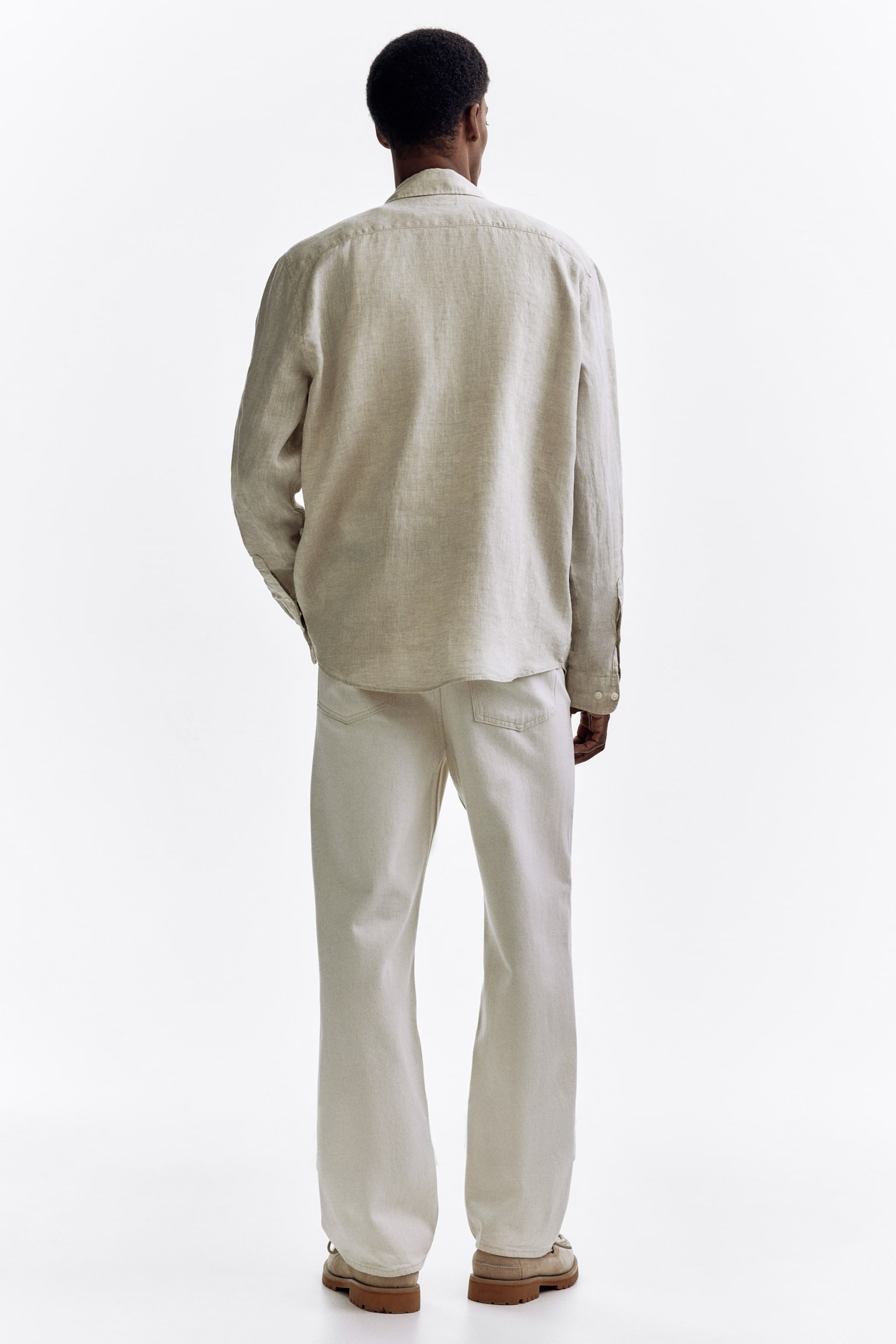 Regular Fit Linen shirt - 4