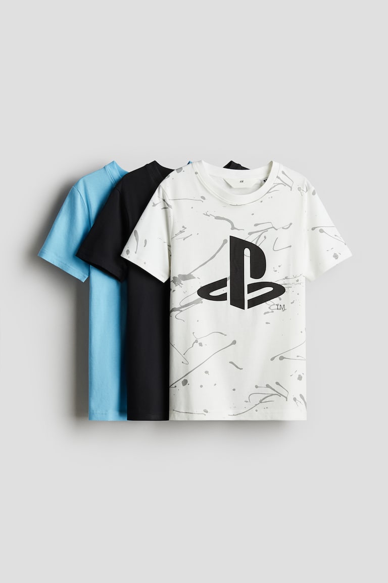 playstation dress shirt PlayStation Dress Shirt Boys Small Sony Video Gamer White Short Sleeve