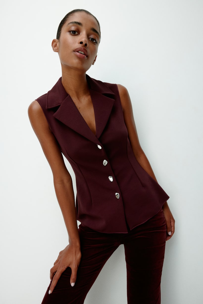 Blazer e Giacche doppiopetto da Donna Colore Rosso H&M IT