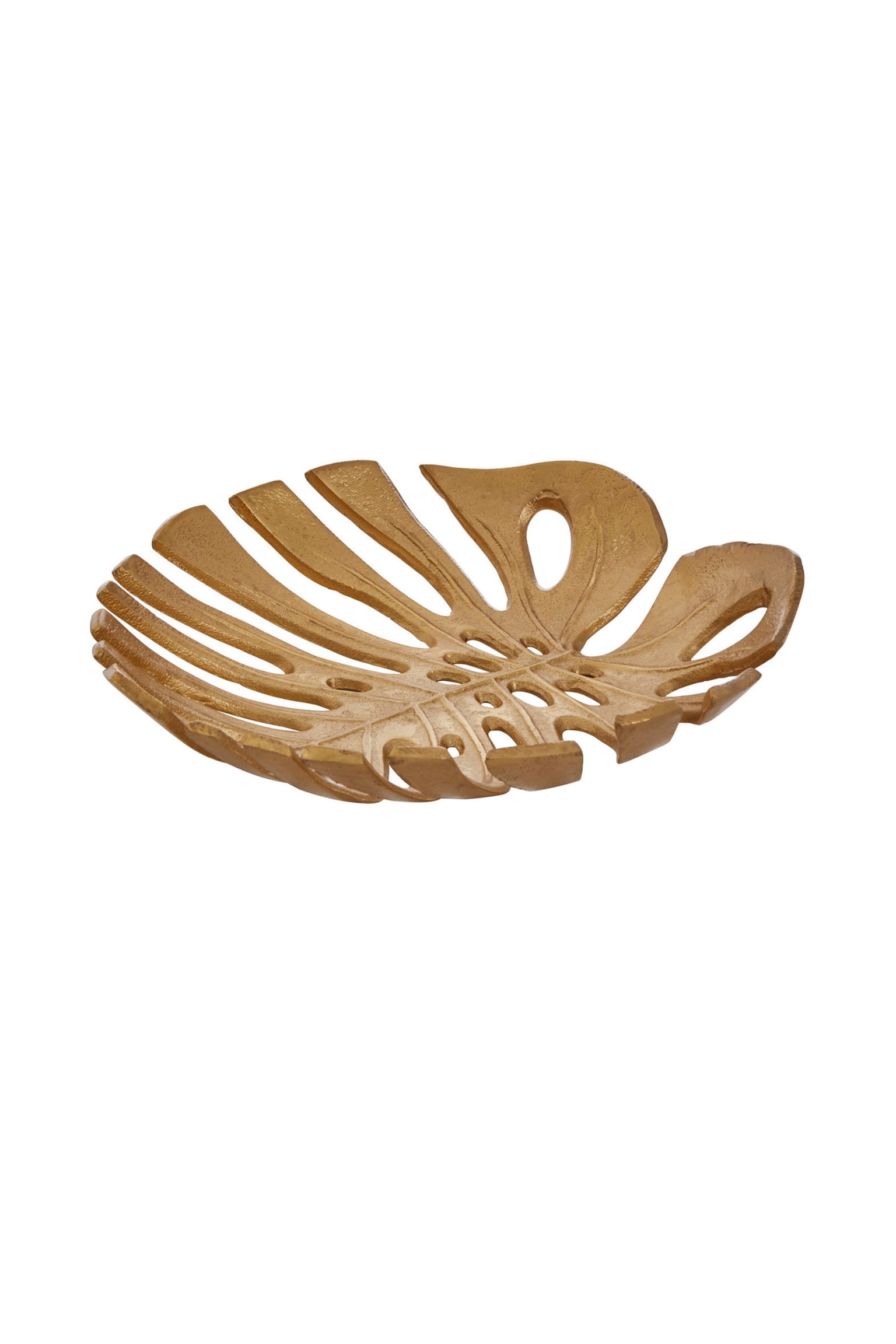 Prato Monstera Small Leaf Tray - Gold - 1