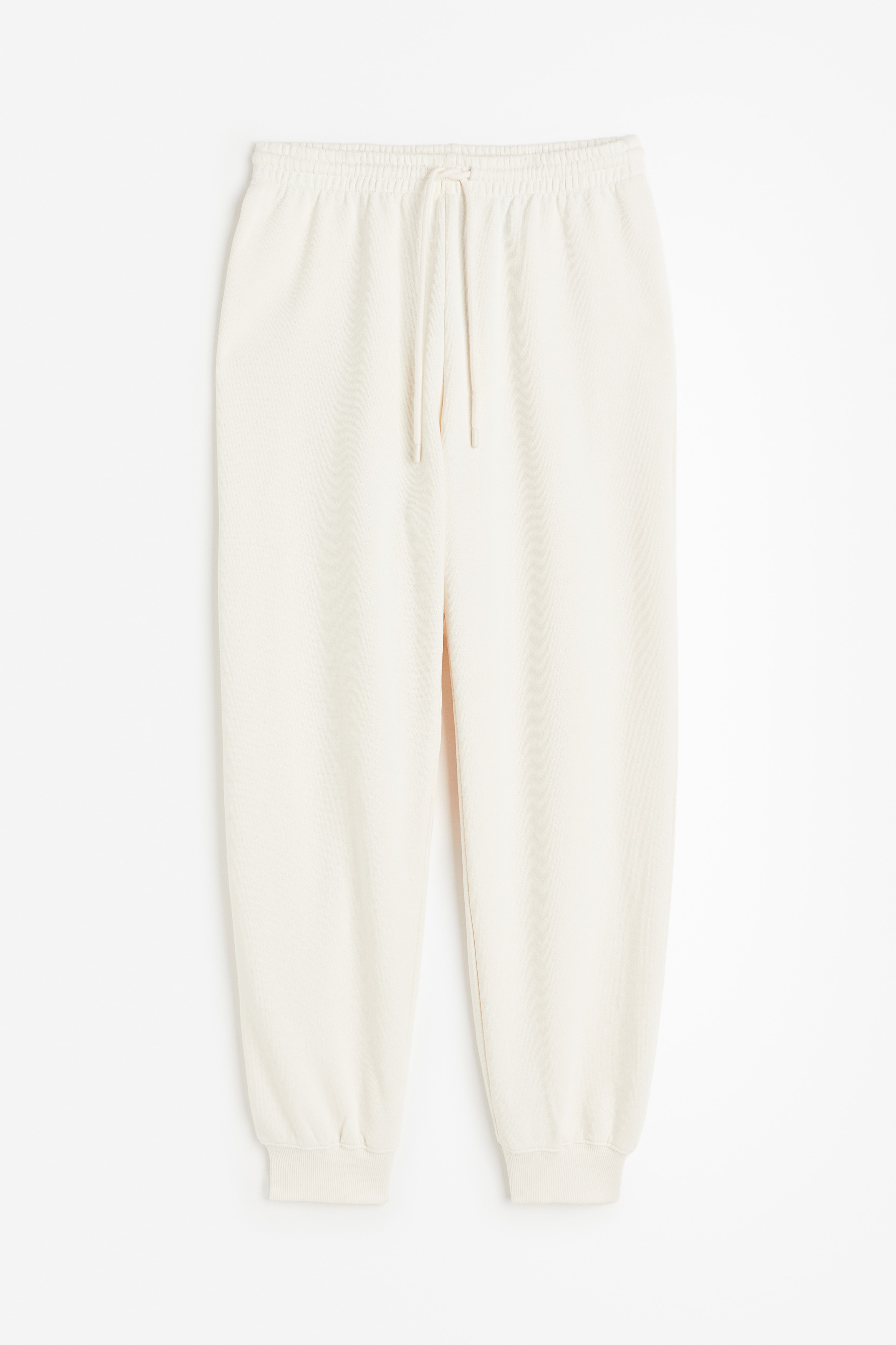 Joggers - Cream - Cotton - Ladies | H\u0026M IE