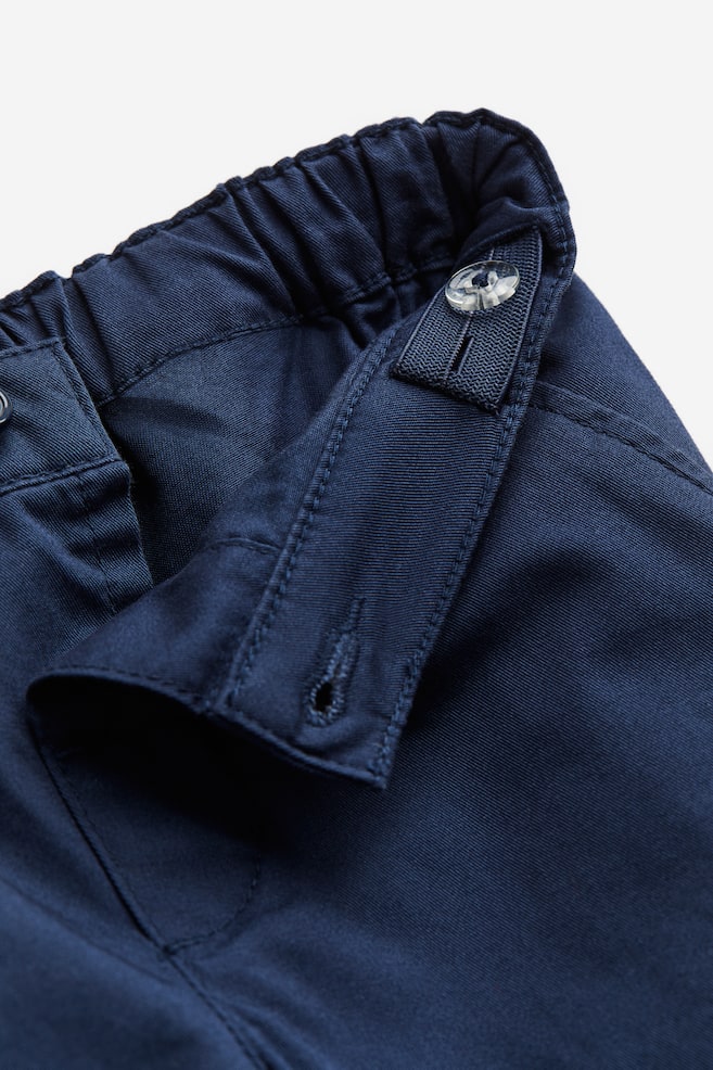 Set 2 pezzi con camicia e pantaloni - Bianco/blu navy/Marrone/righe - 3