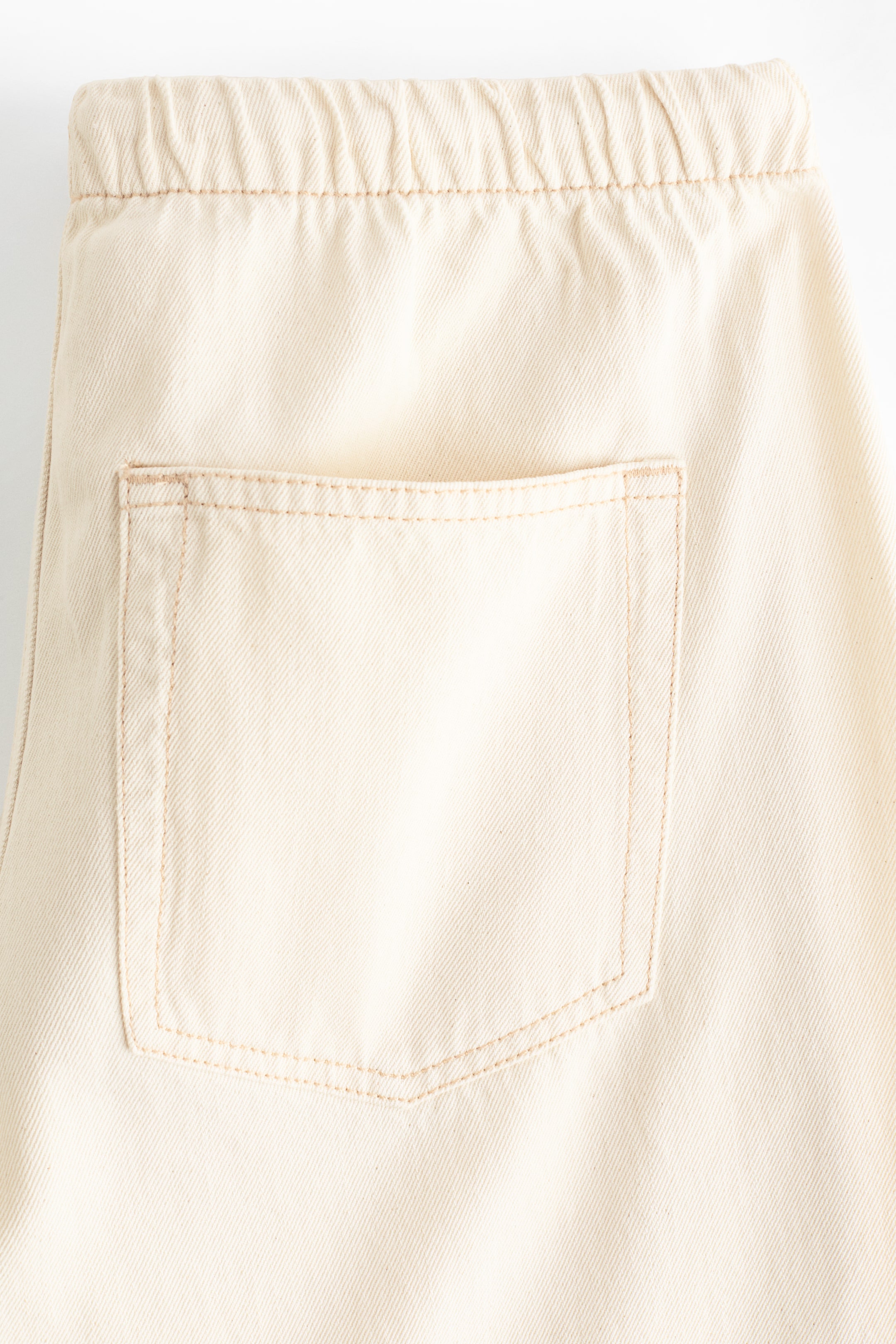 Denim Drawstring Pants