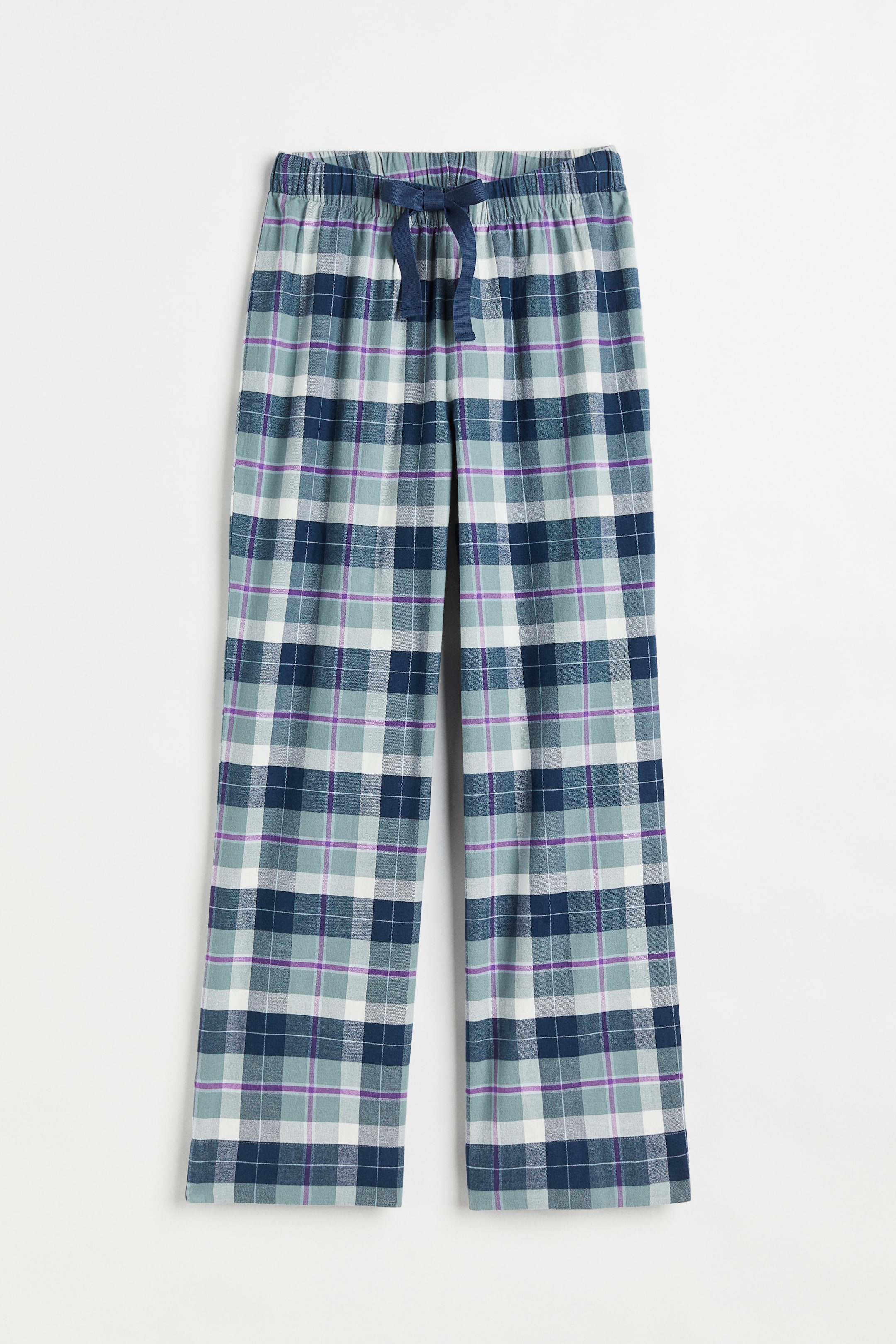 View larger image: Pyjama bottoms - Dark blue/Checked - Ladies | H&M IN 1