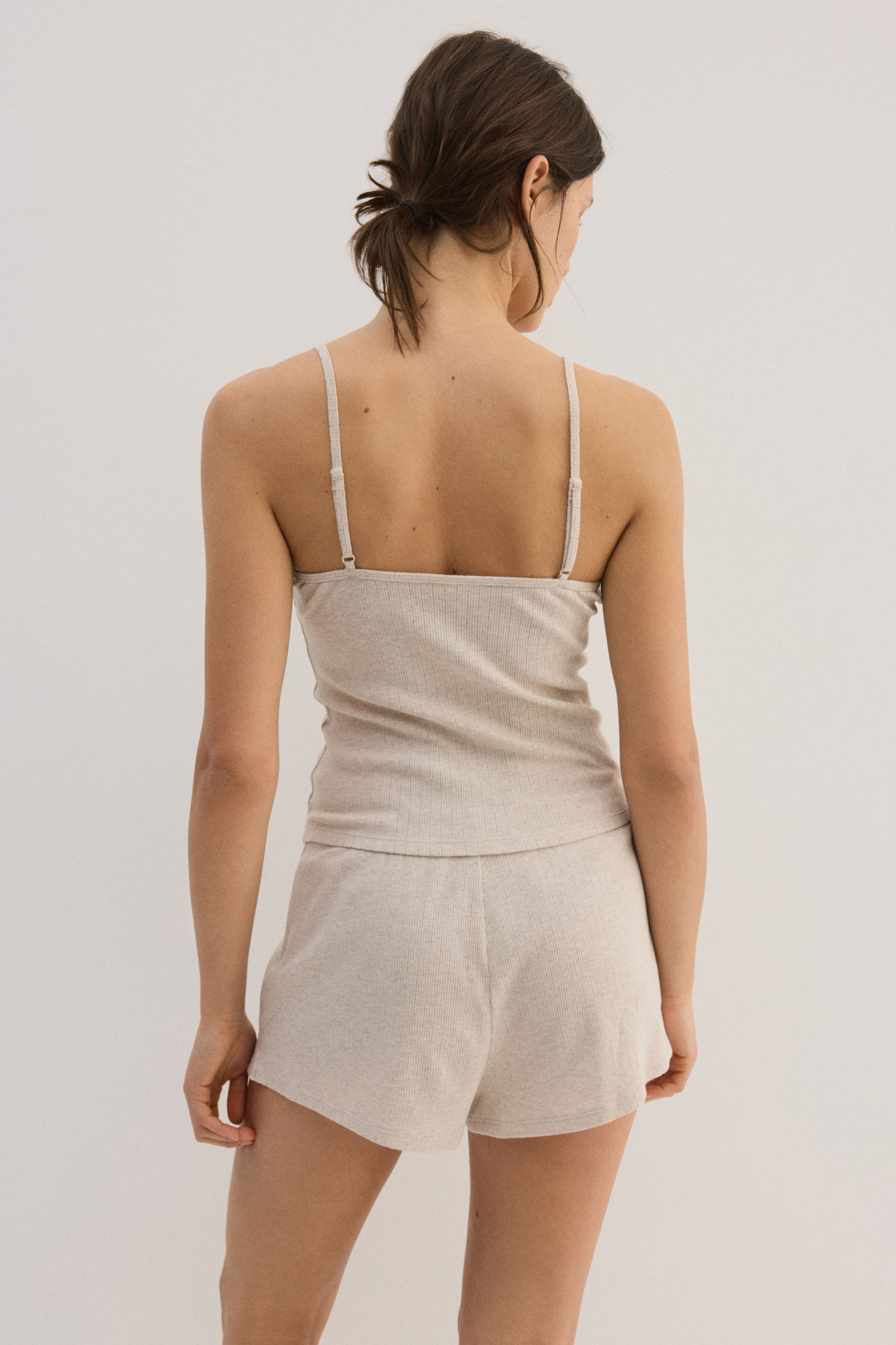 Pyjama en jersey pointelle