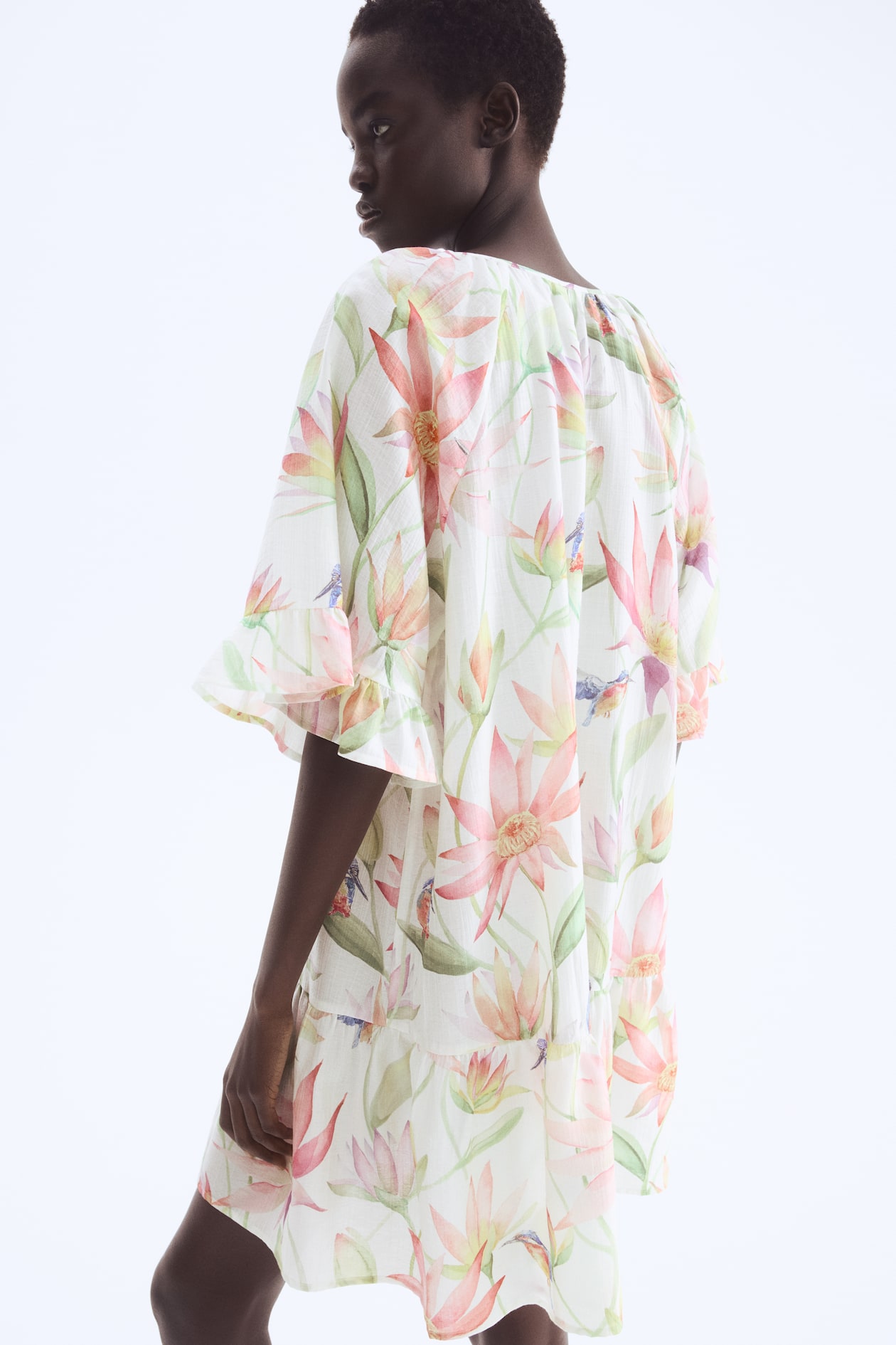 Tie-Detail Tunic Dress - image 3