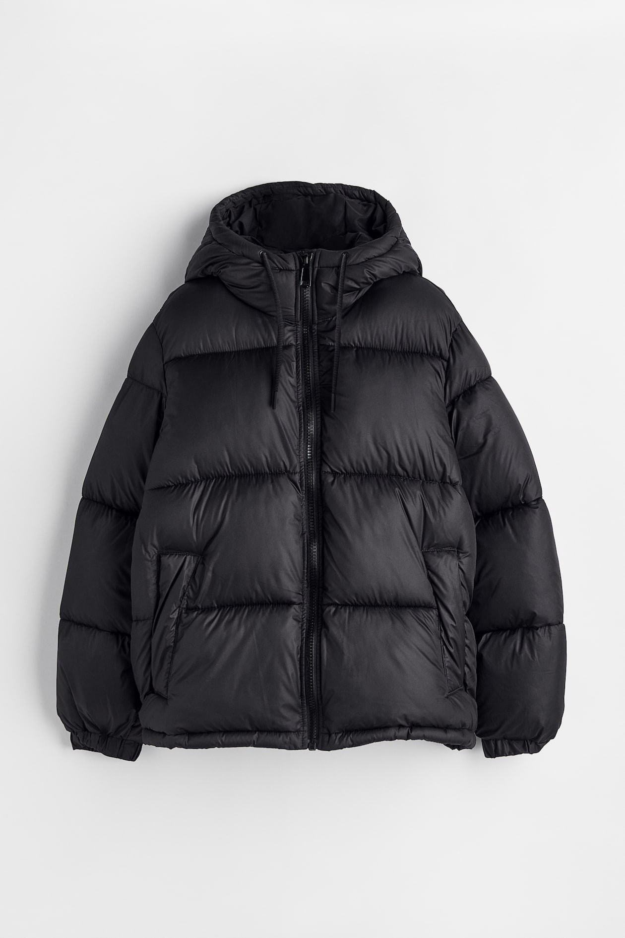 Lång Pufferjacka Dam Med Huva Polyester Vattentålig main image 1