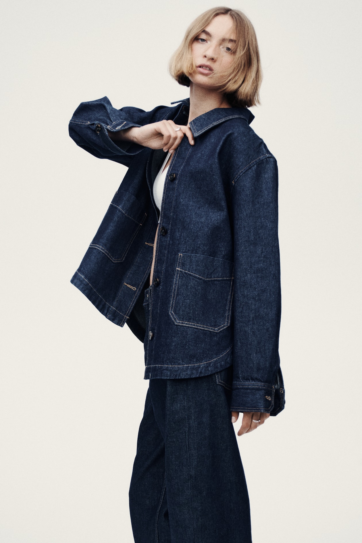 Denim Shacket - image 5