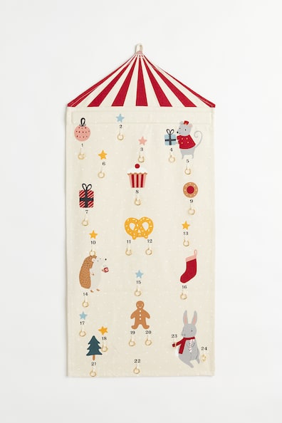 Wall-hung Advent Calendar - Red/Christmas - Home All | H&M US