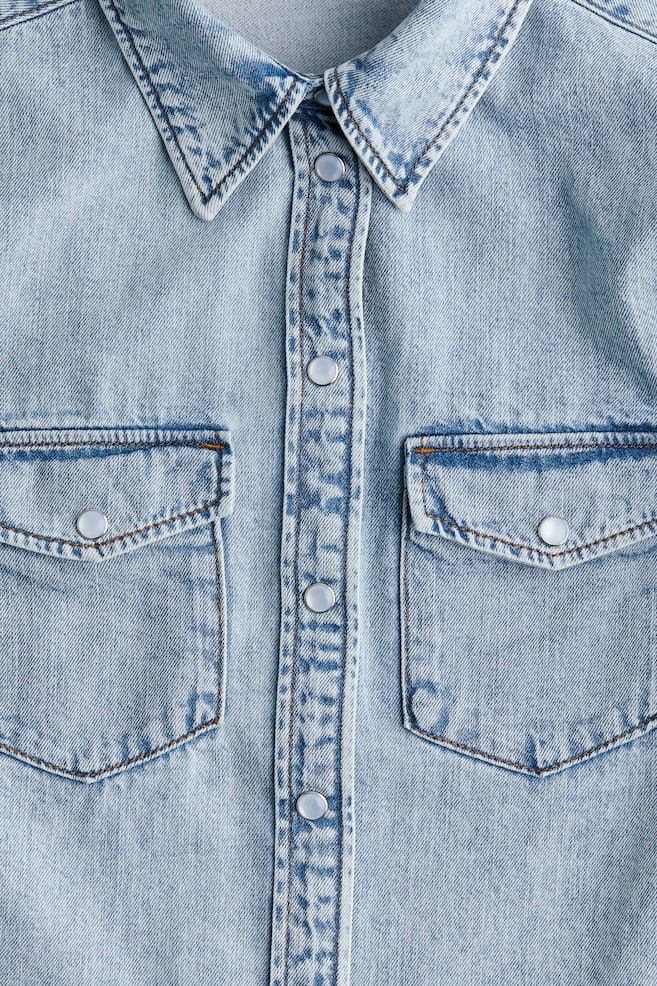 Denim shirt - Light denim blue/Dark denim grey/Light denim grey/Dark denim blue/Denim blue/Washed out - 2