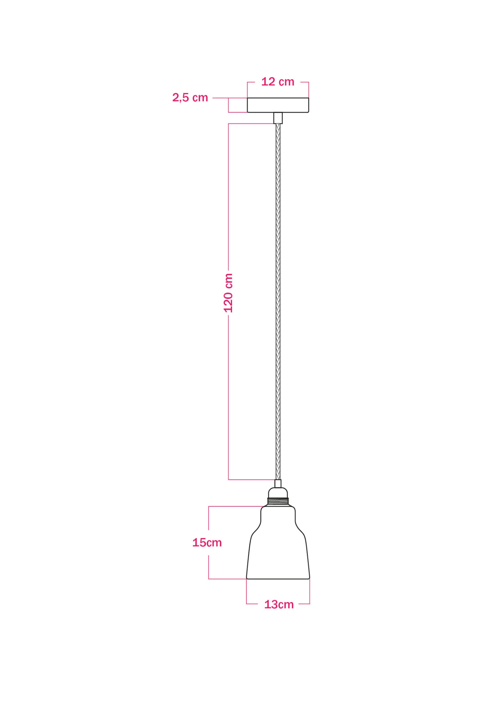 Lampa Med Vas-lampskärm - Pearl Black - 6