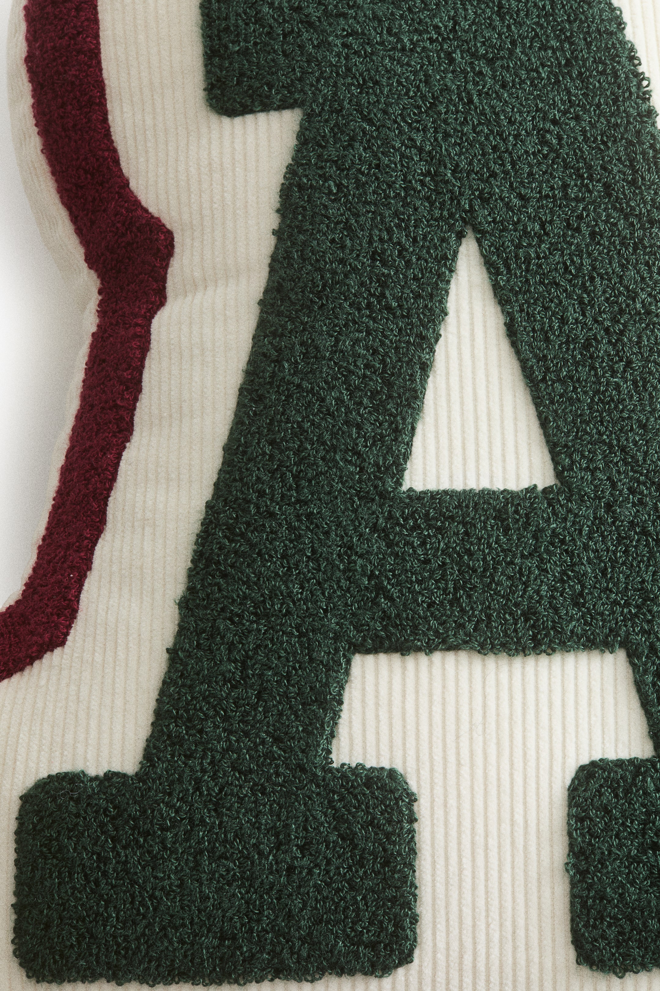 H&M Letter-Shaped Corduroy Cushion — фото 4