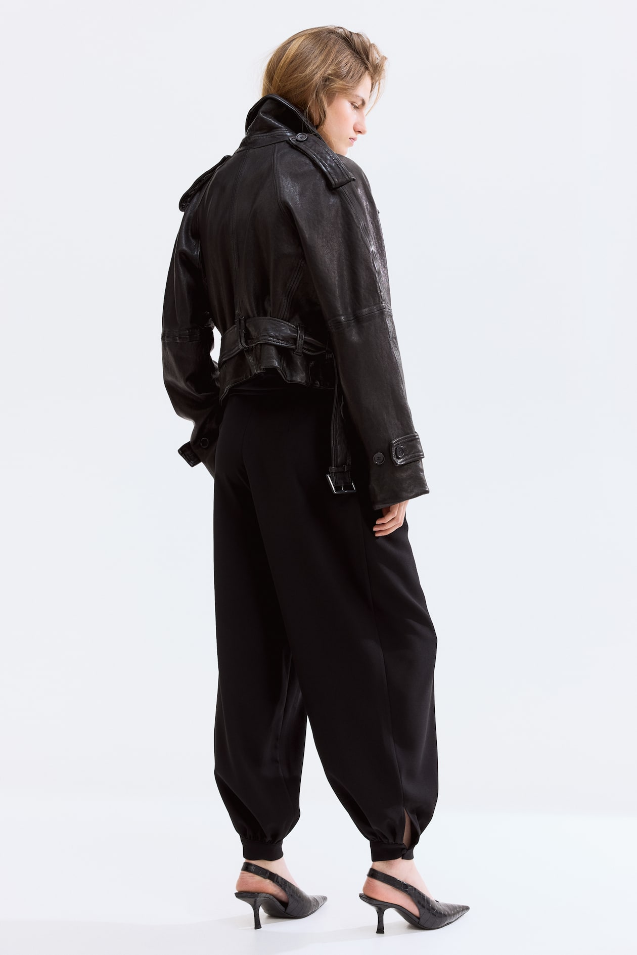 Pleated Balloon Pants - image 3