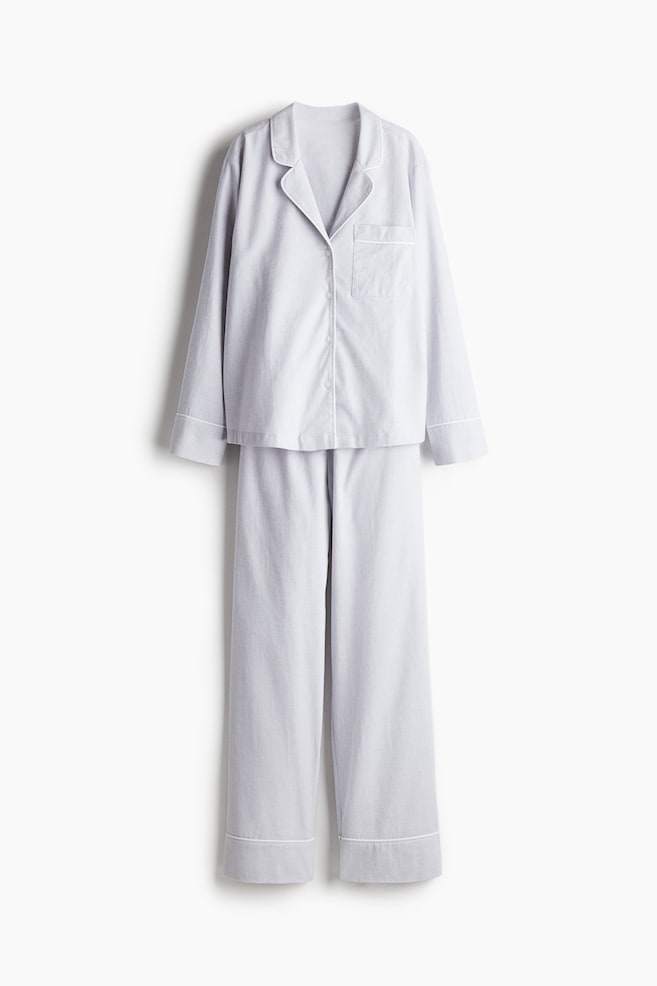Pigiama in cotone - Grigio chiaro - 1