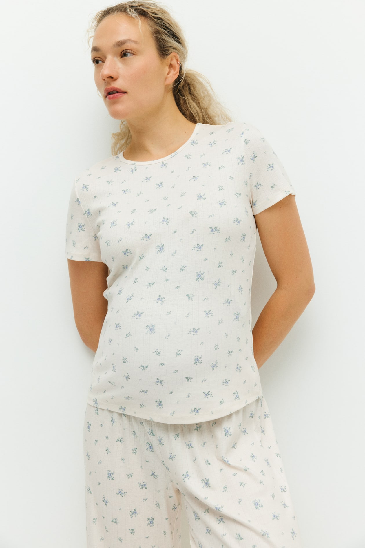 MAMA Pointelle Jersey Pajamas - image 4
