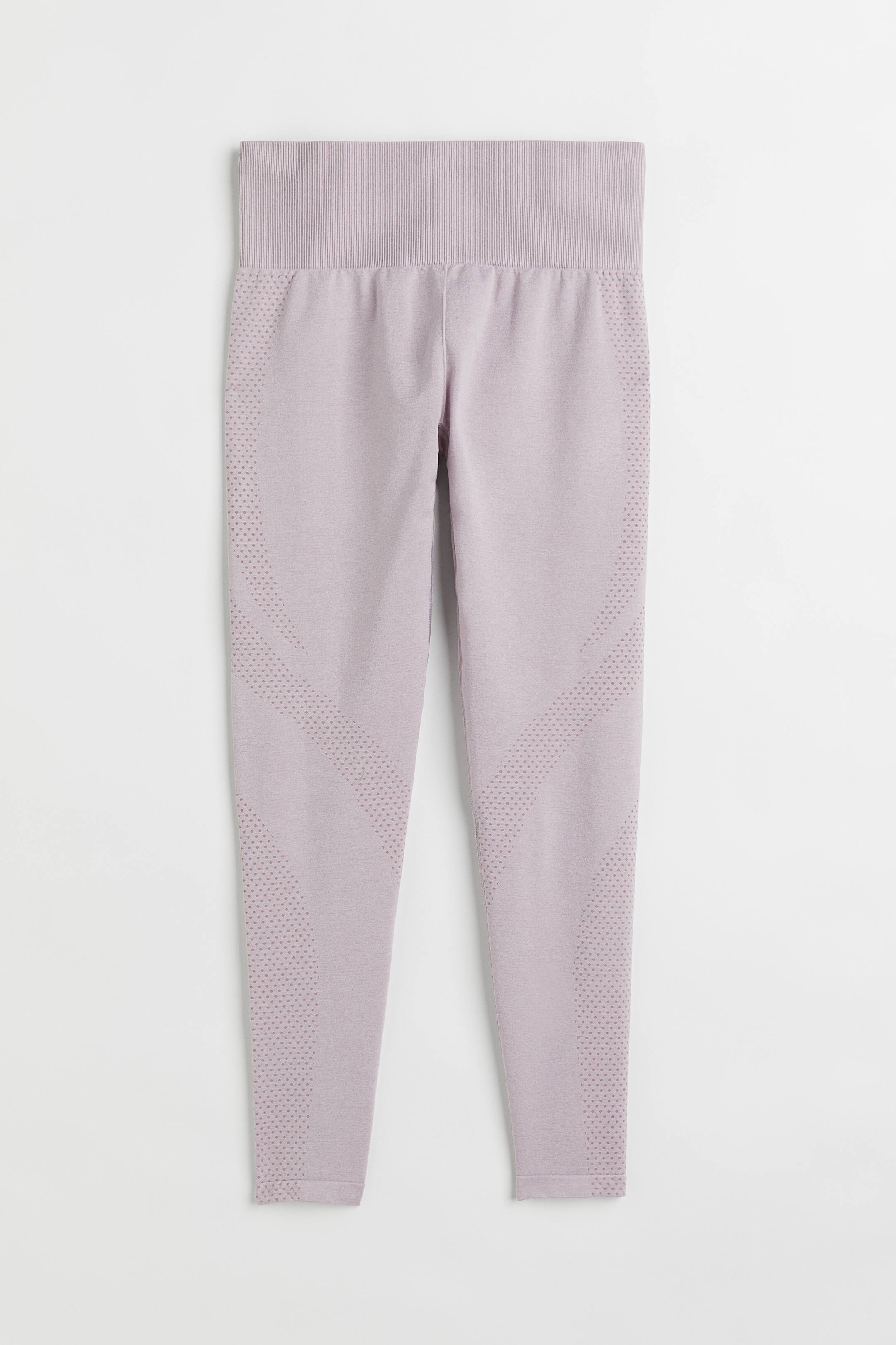 View larger image: Seamless sports tights - Light purple - Ladies | H&M 1