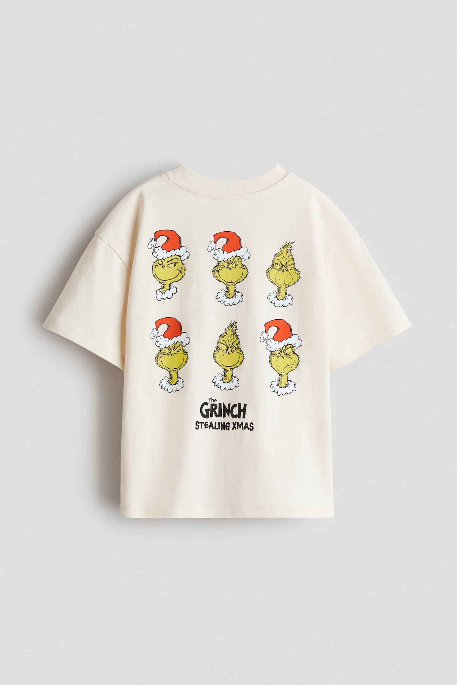 Pocket-detail cotton T-shirt - Cream/The Grinch - 3