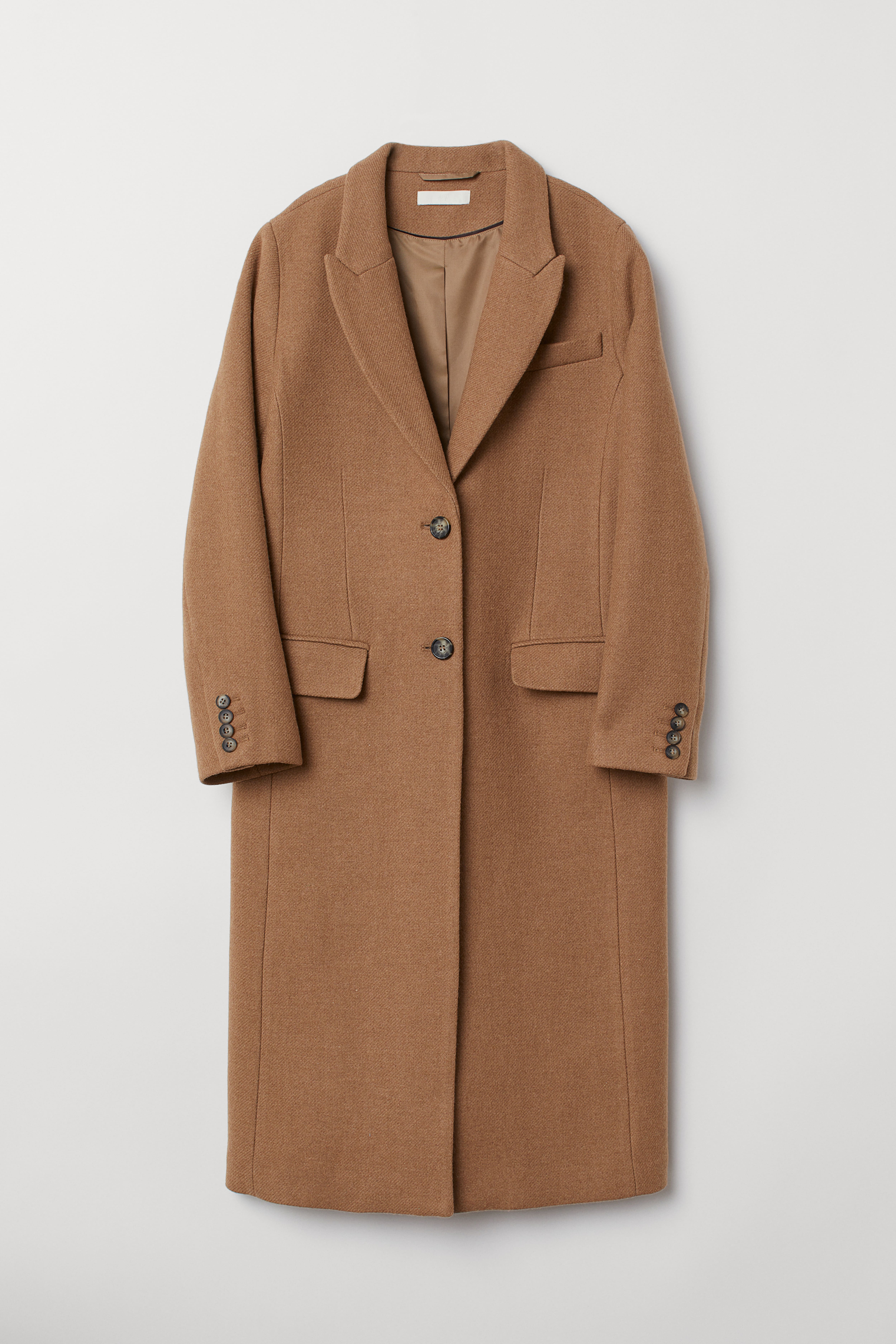 Wool blend coat