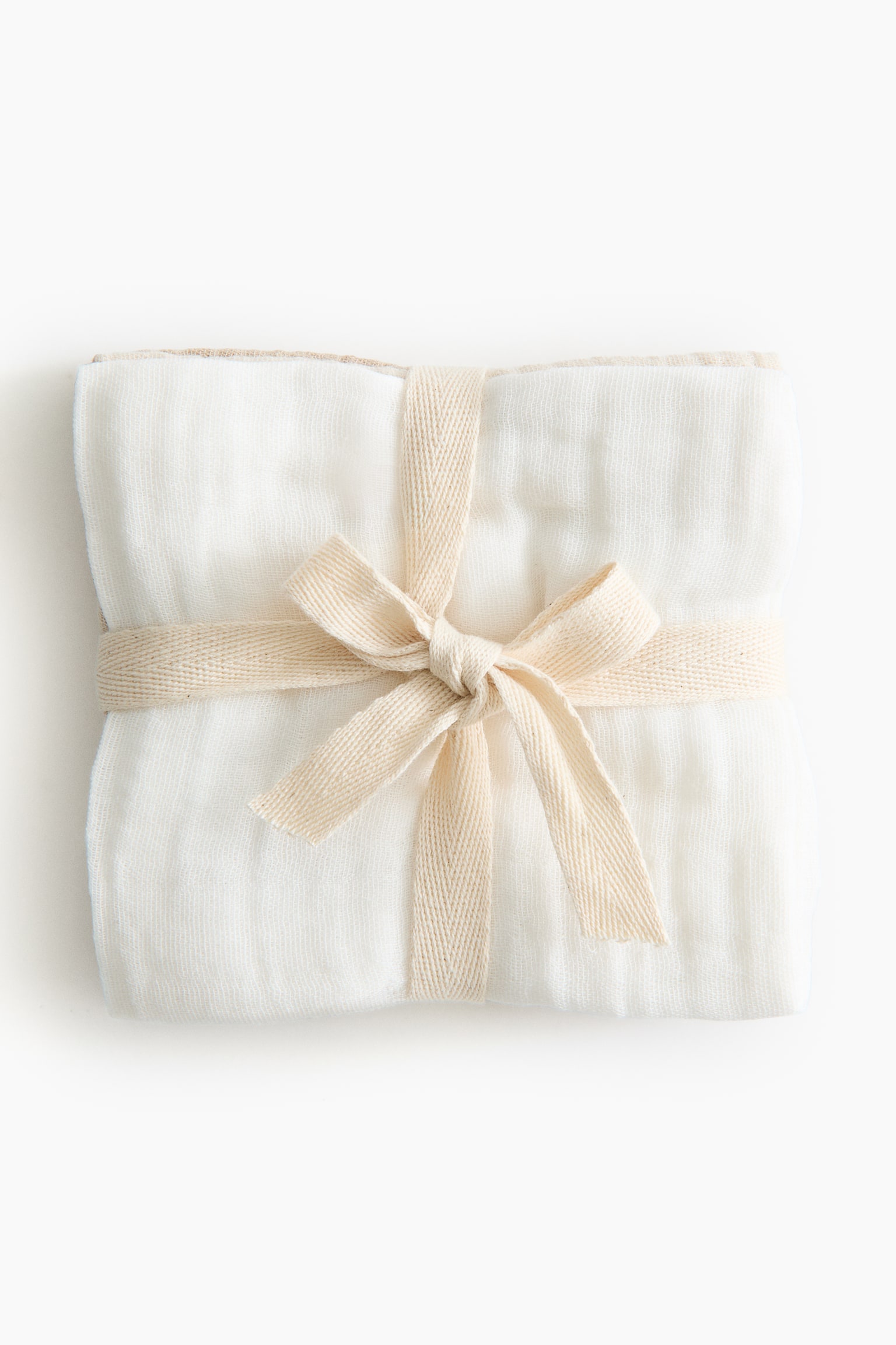 3-pack muslin cloths - Beige/White/Light beige/White/Light khaki green/Powder pink/Old rose/Light blue/Dusty blue - 4