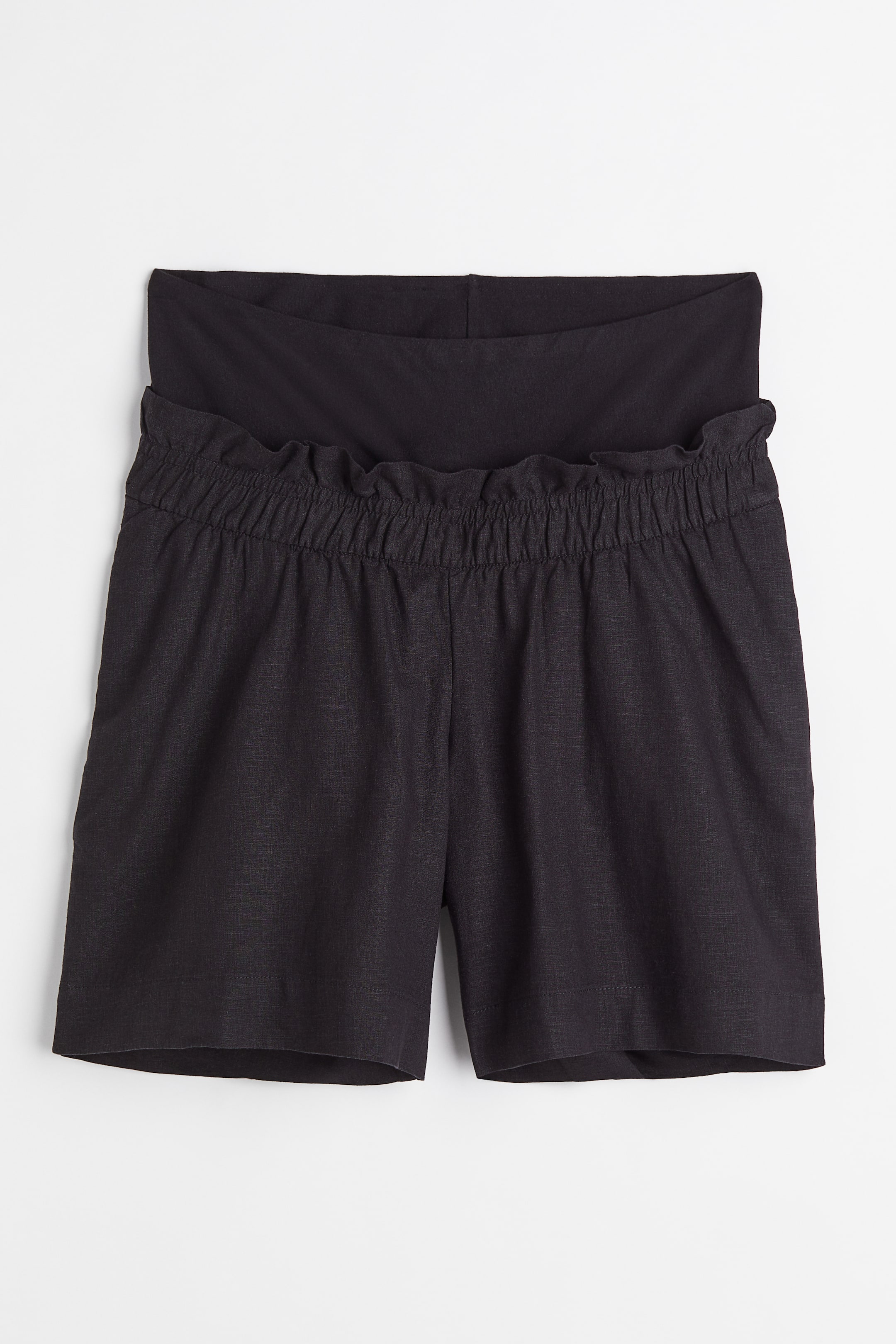 MAMA Linen-blend Shorts