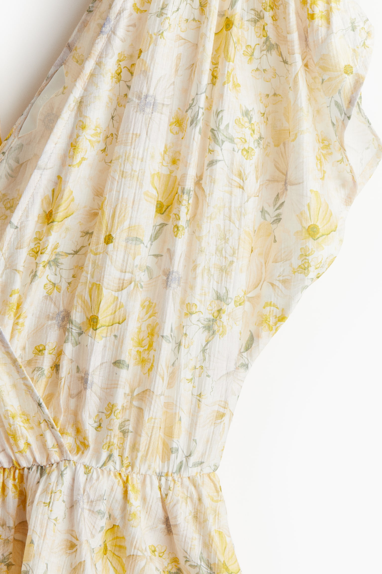 Tiered dress - Light yellow/Floral - 4