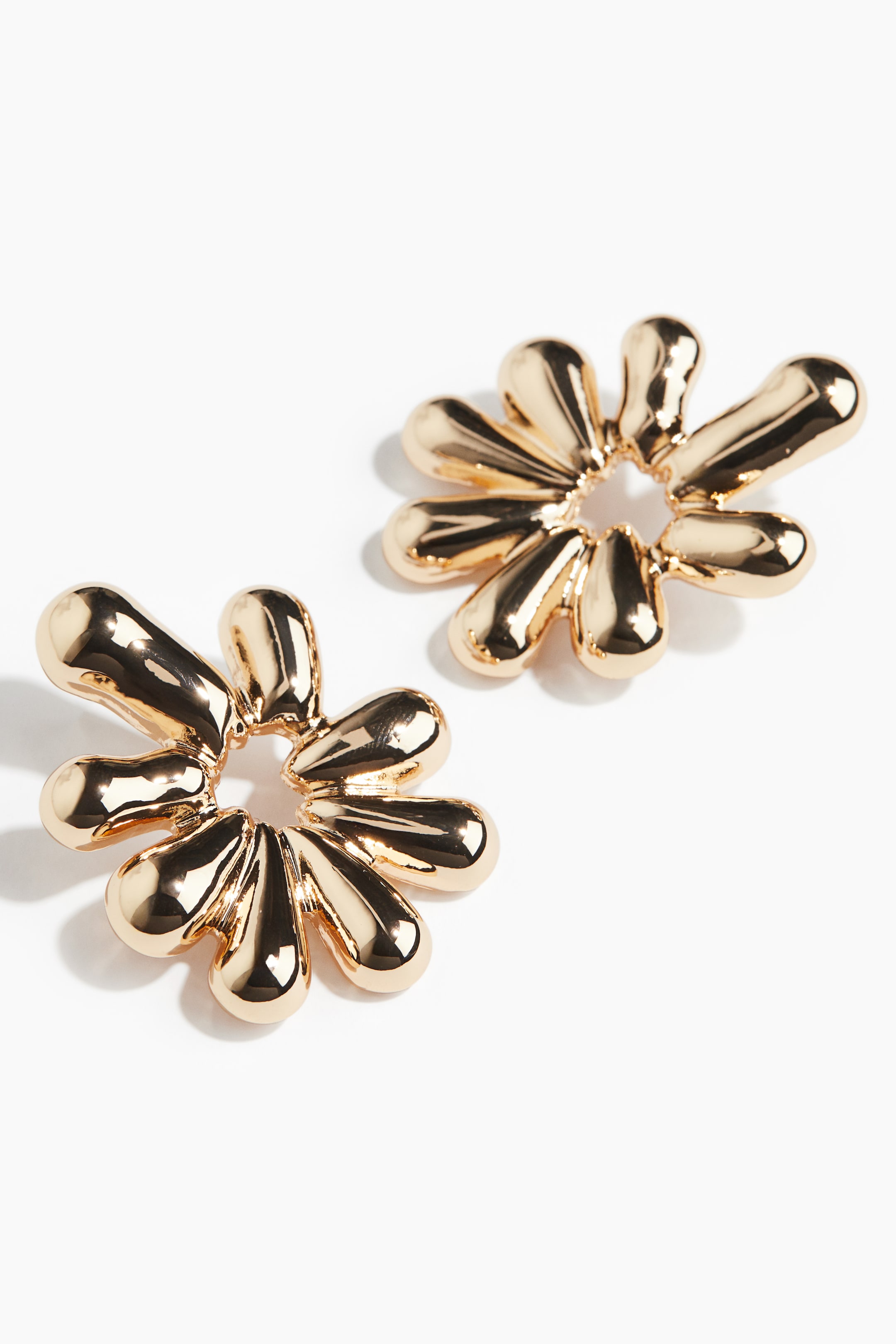 Flower-Shaped Earrings