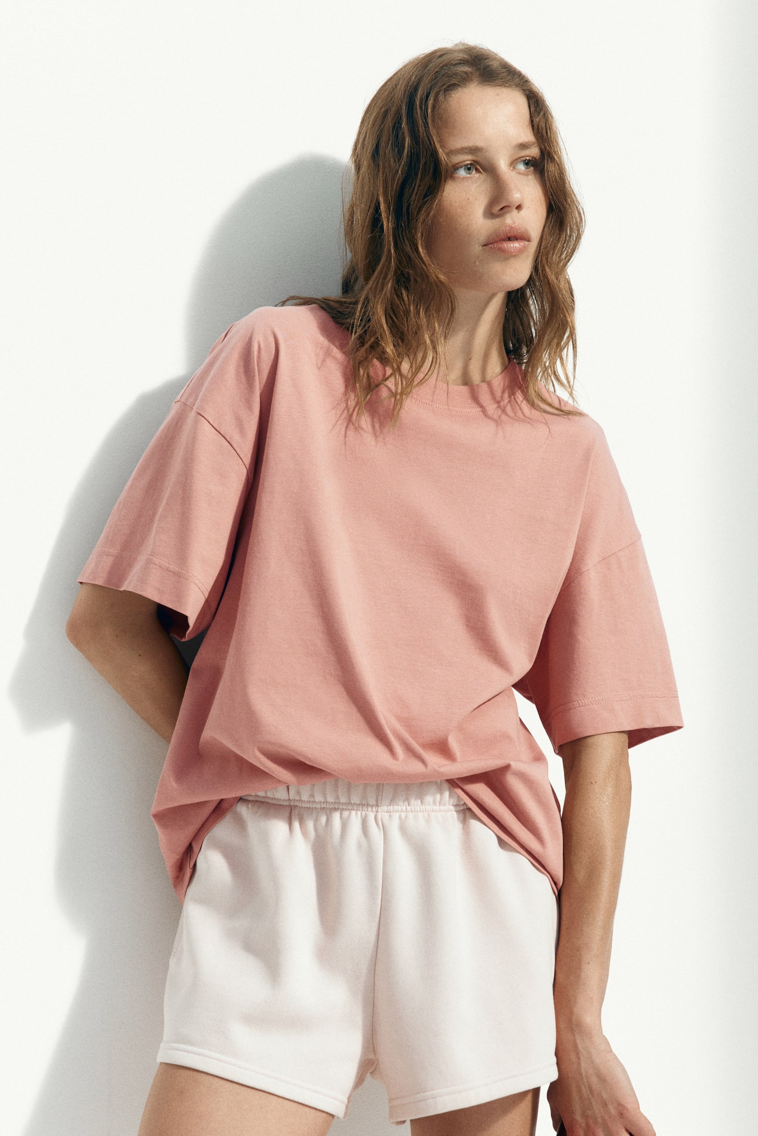 Playera oversized-Rosa tenue - 4
