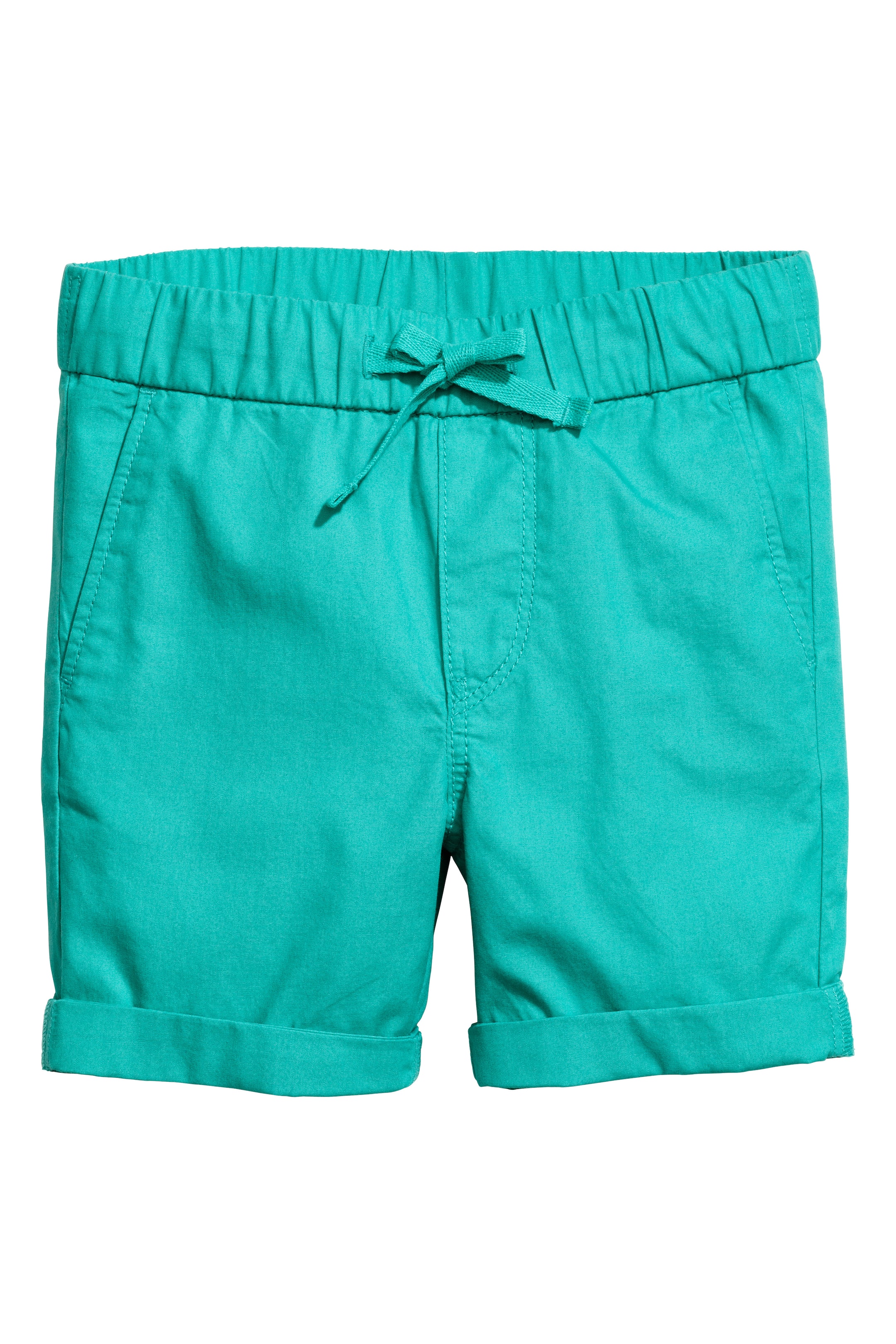 View larger image: Cotton shorts - Dark mint green - Kids | H&M GB 1