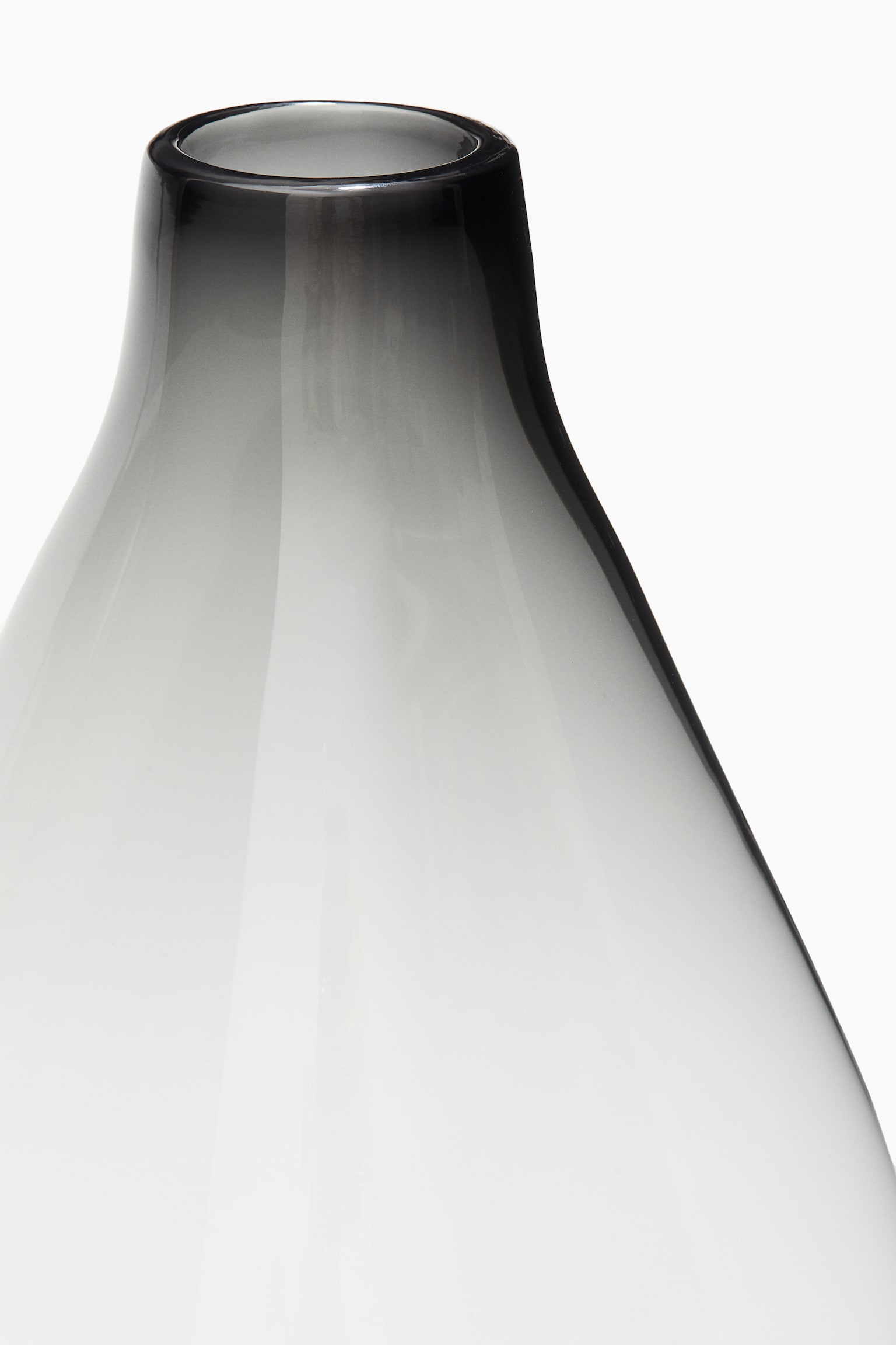 Tall teardrop vase - Dark grey - 6