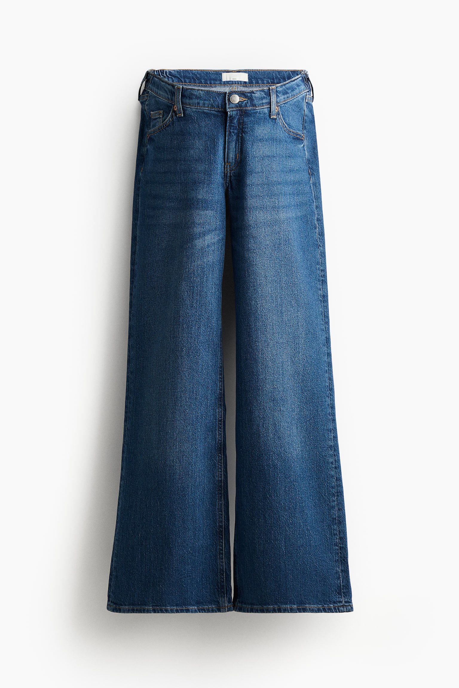 MAMA Before & After wide jeans - Denim blue - 2