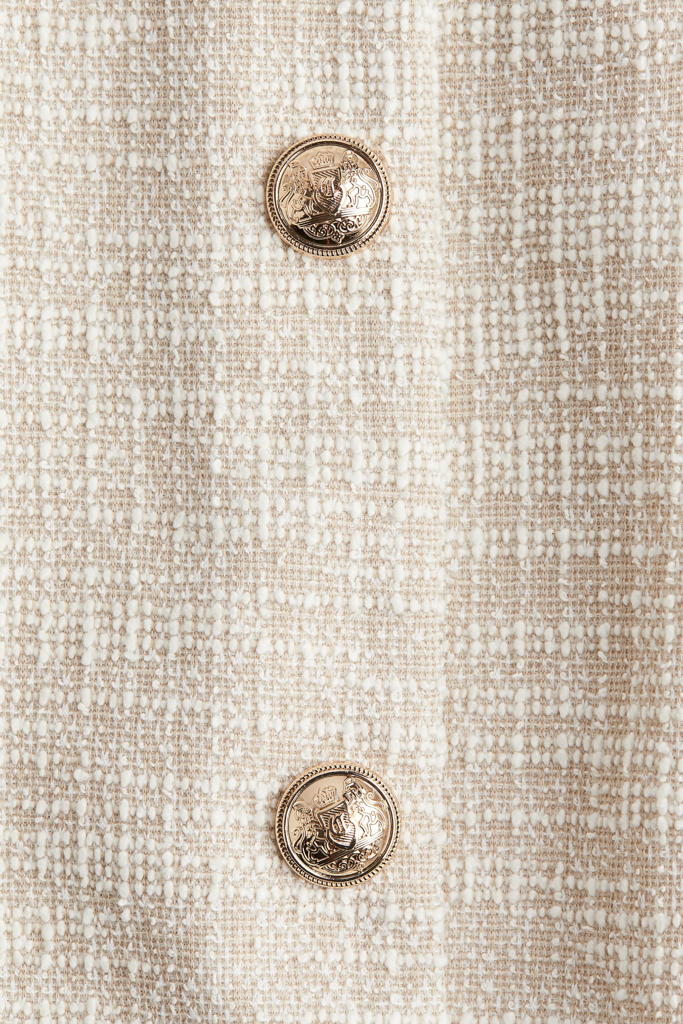 Bouclé jersey waistcoat