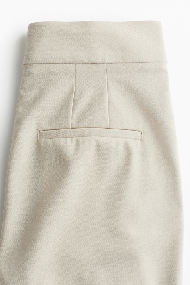 Pantalón pitillo tobillero - Beige claro - 2
