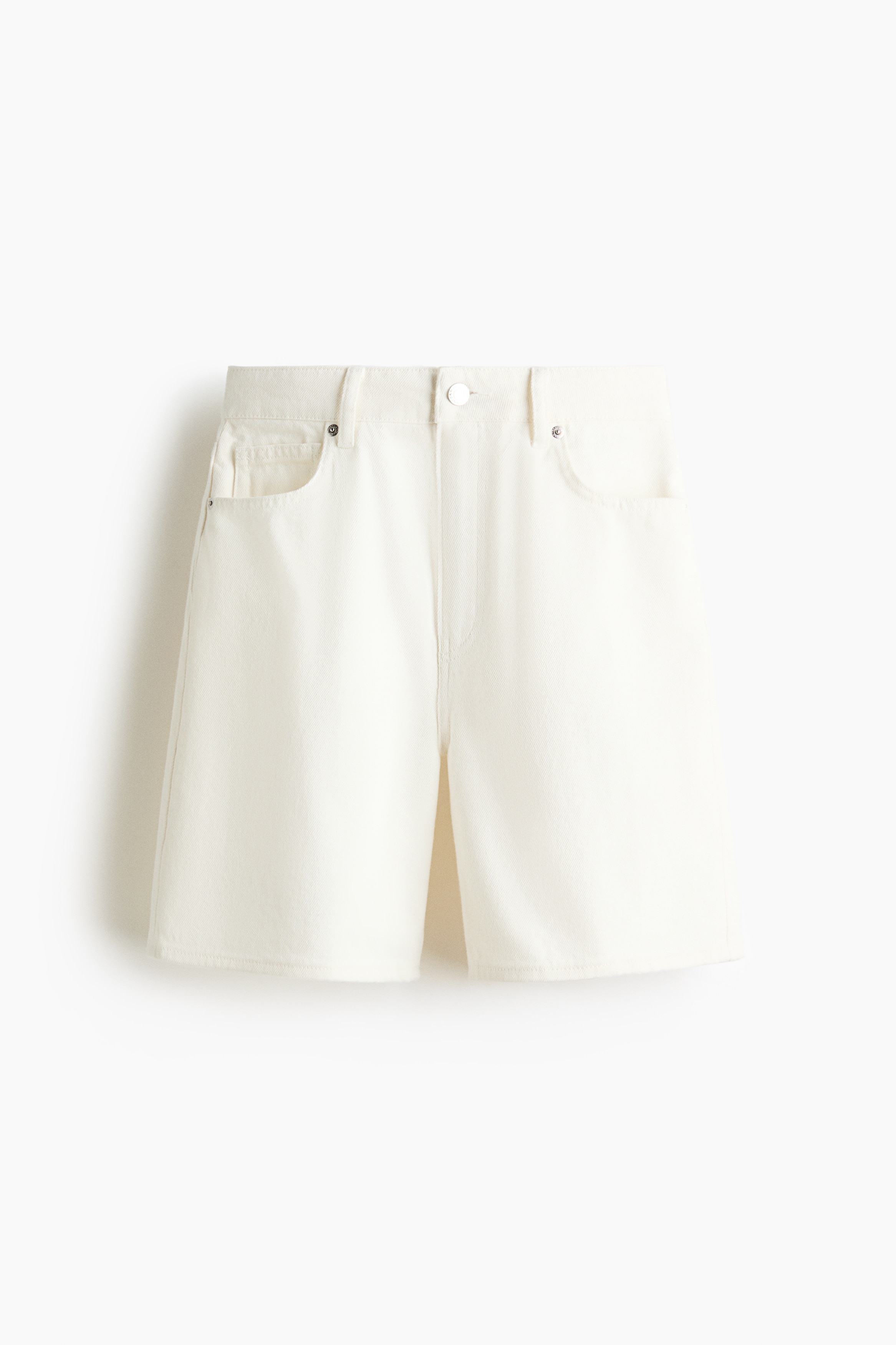 Denim Bermuda shorts - White/Light denim blue/Denim blue
