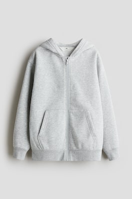 Zip-through hoodie