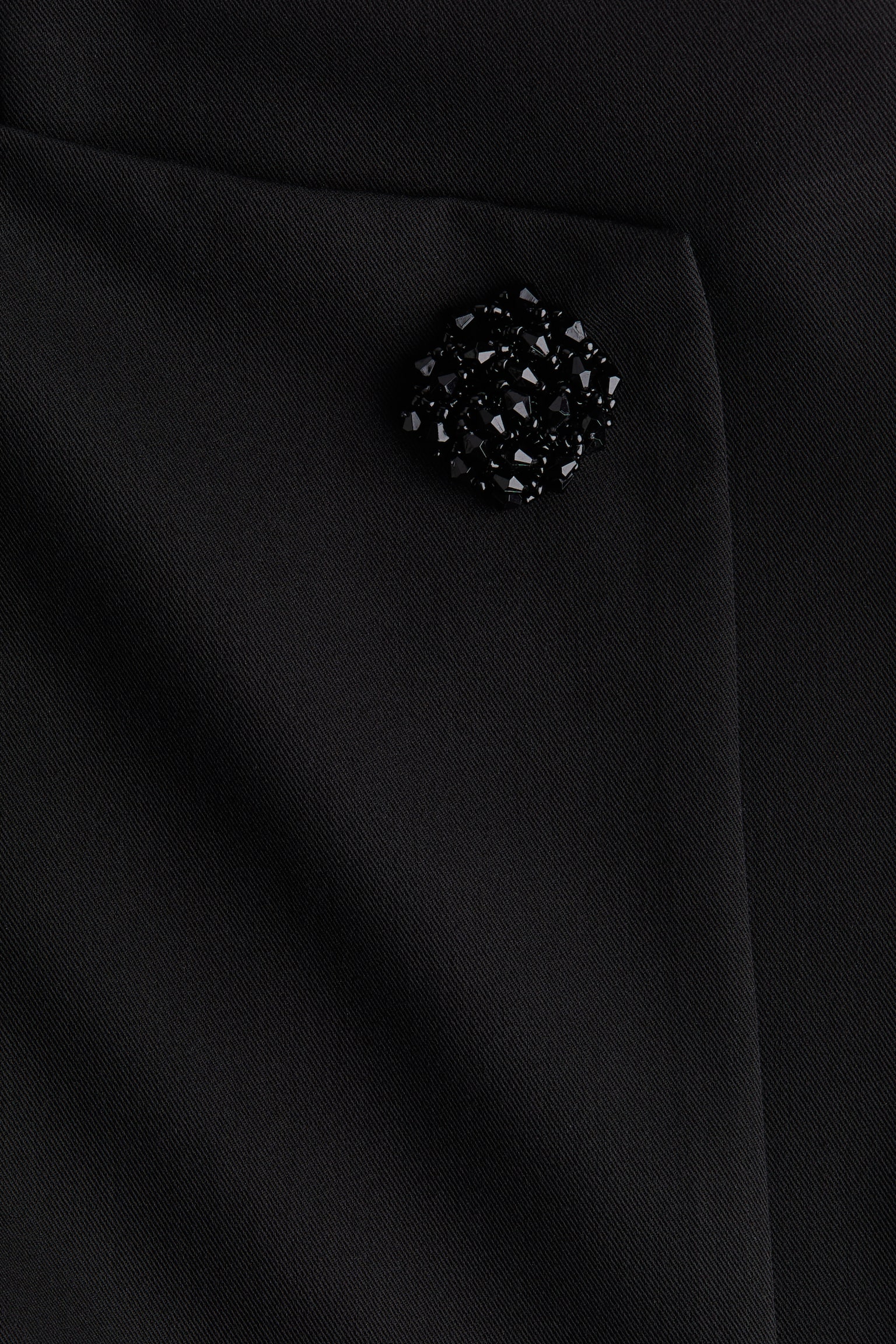 מכנסי חצאית מעטפת - שחור - 3