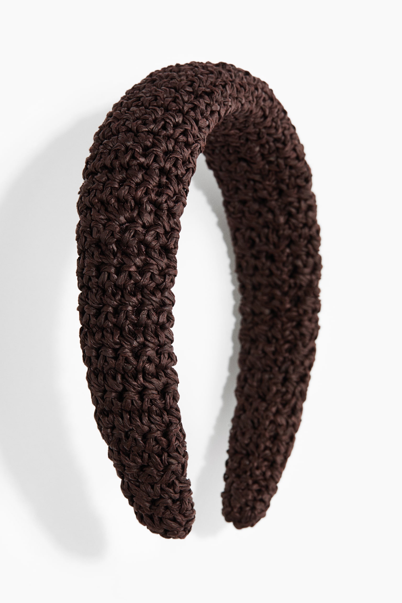 Straw Alice band-חום כהה - 2
