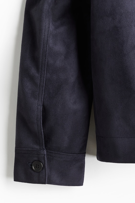 16858 Navy Blue Regular Fit Jacket