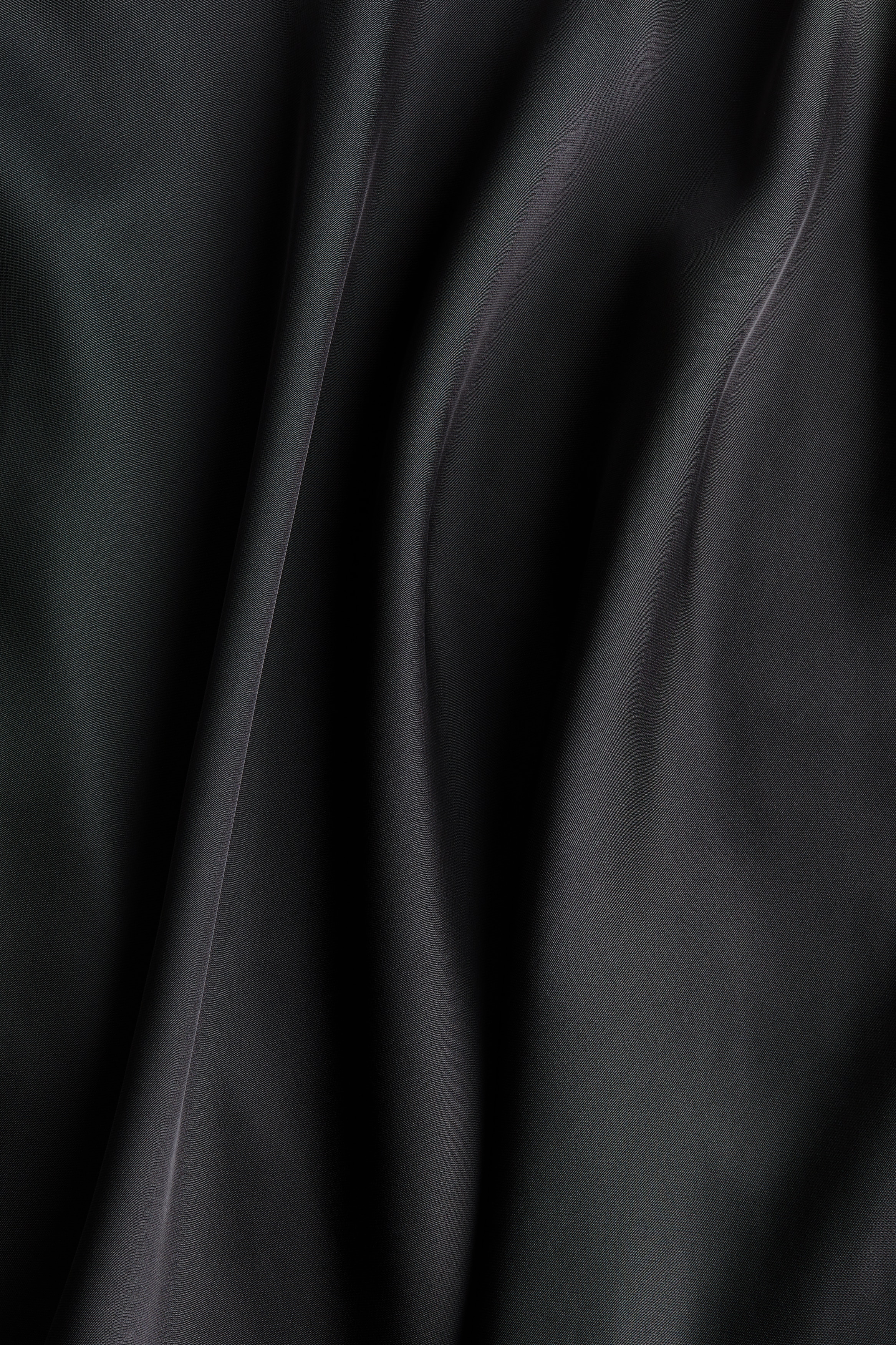 Tie-neck satin dress