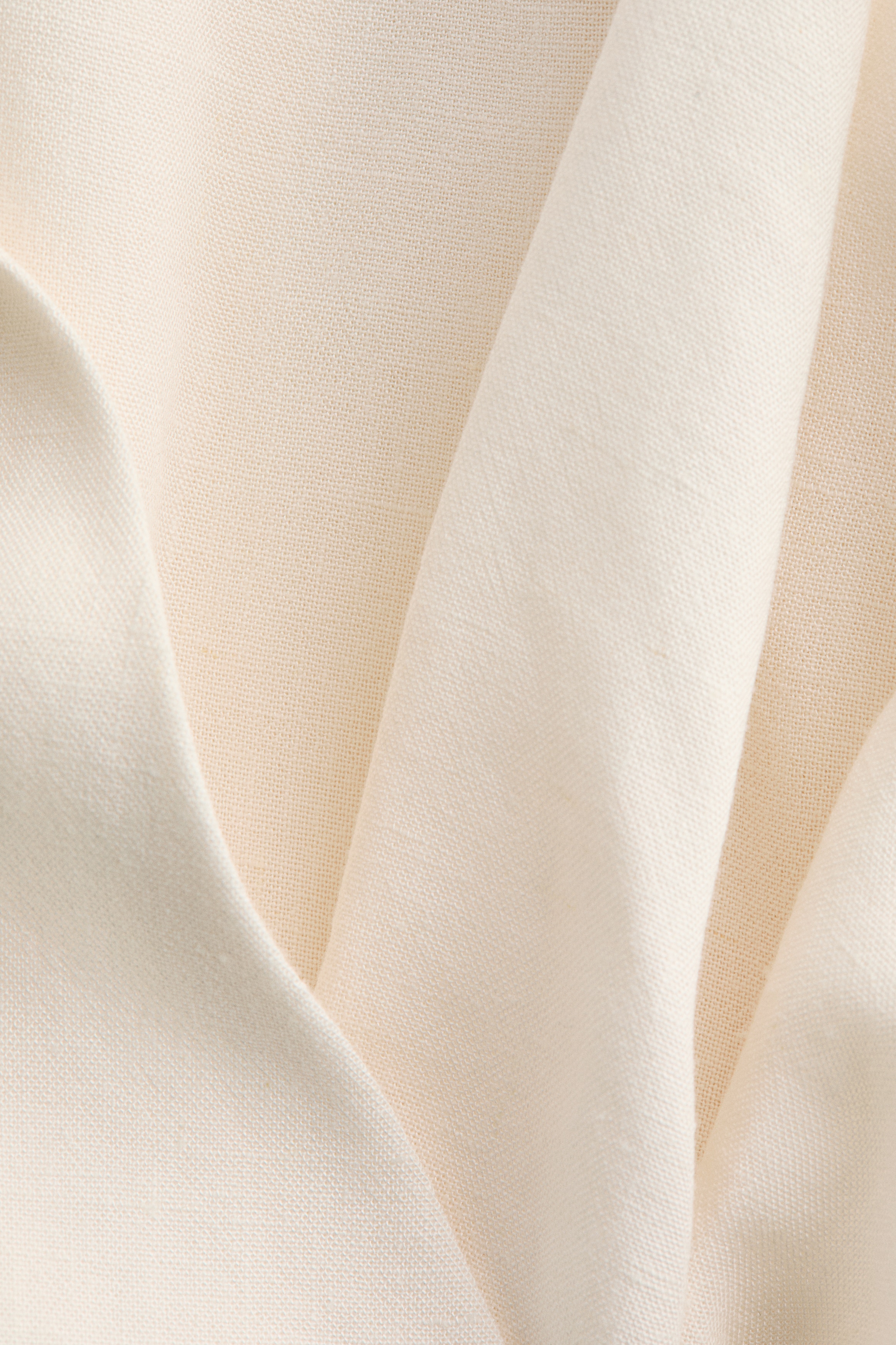Linen-Blend Wrap Blouse - thumbnail 5