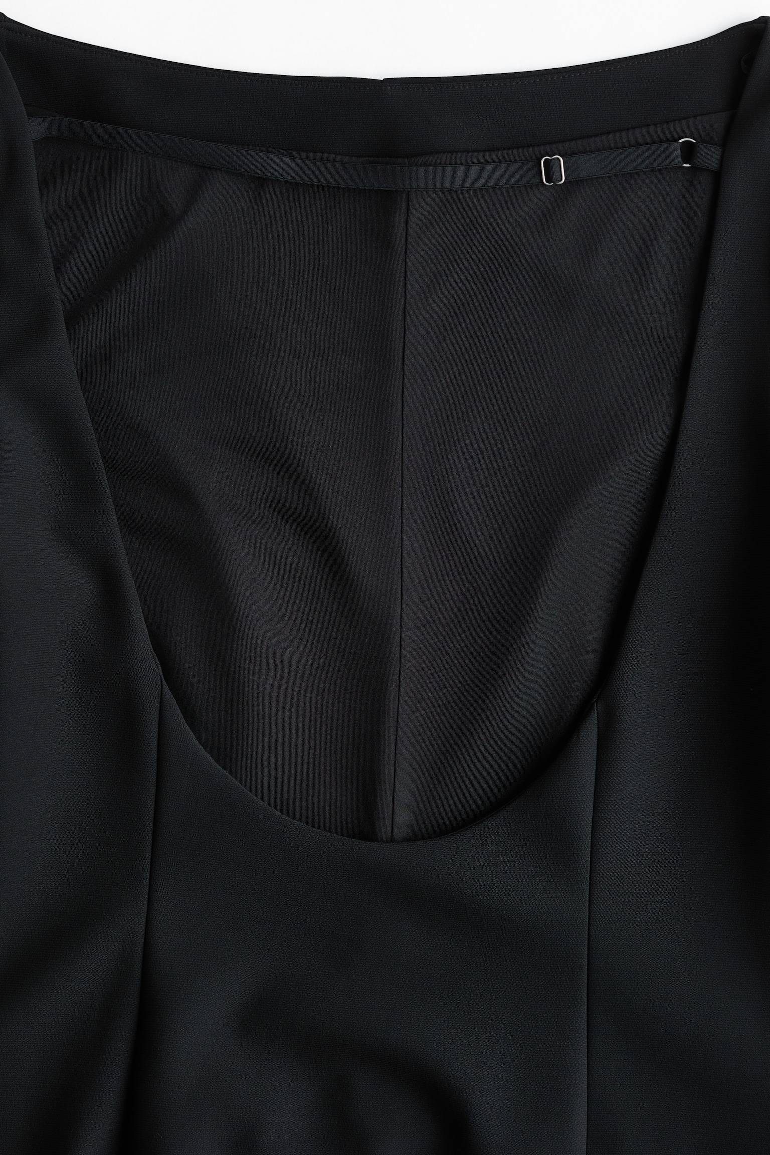 Женское платье H&M Open-Back Jersey Dress, цвет: Чёрный — фото 6