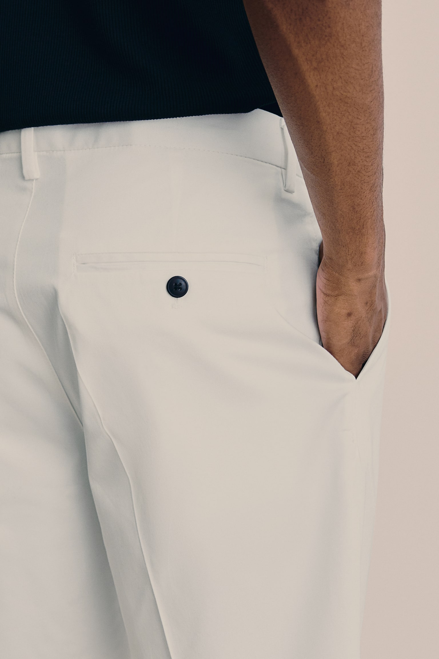 Regular Fit Chino shorts - White/Black/Light beige/Navy blue/Beige/Dark turquoise/Salmon pink - 3