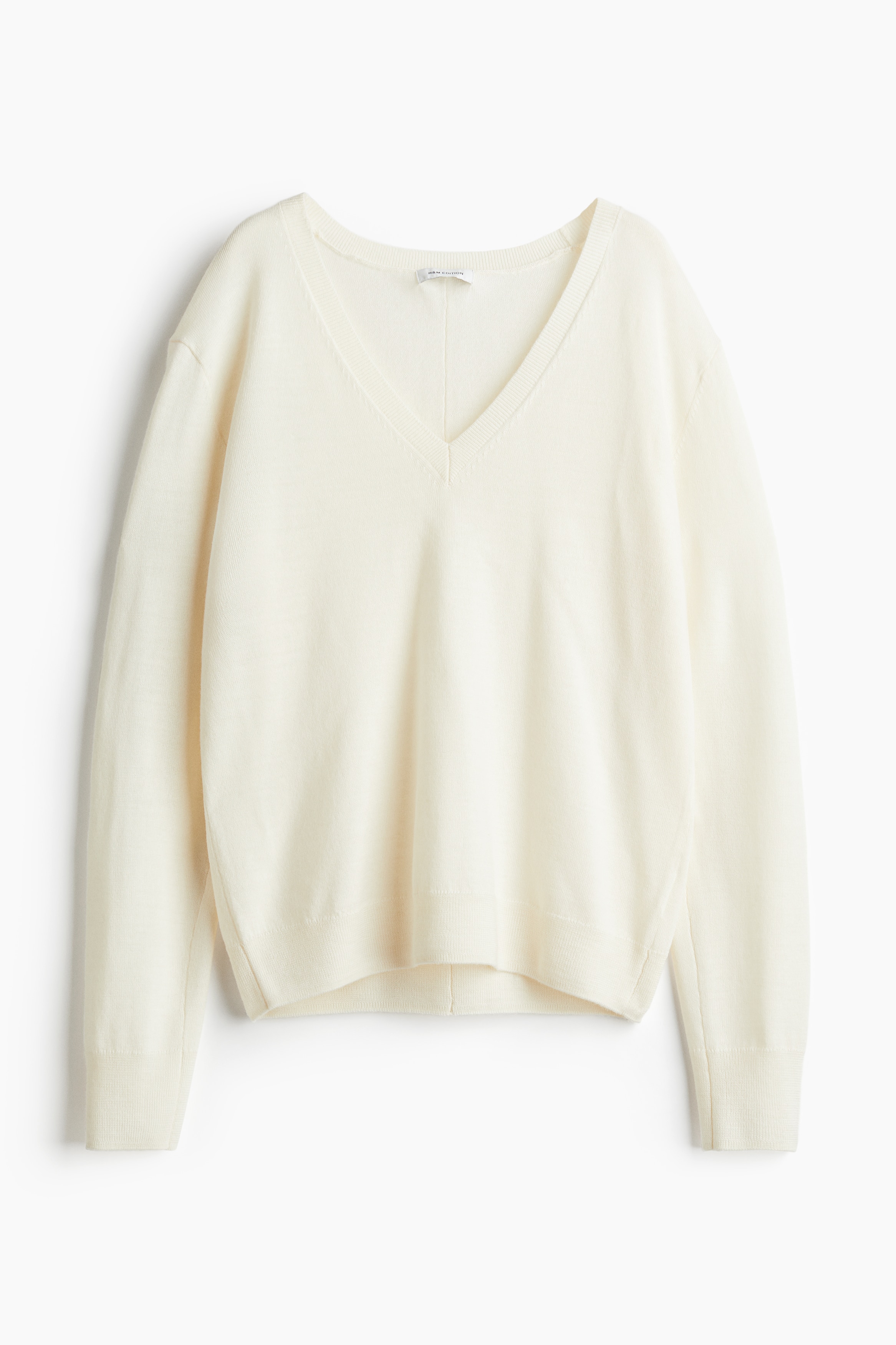 Dames - Roomwit Wollen trui - Size: S  - H&M
