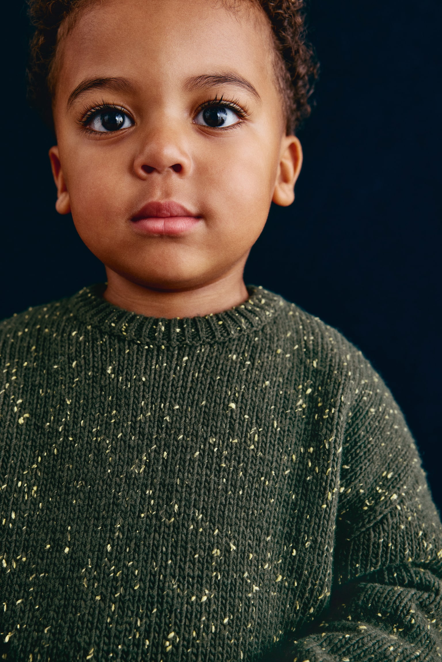 Детский свитер H&M Wool-Blend, цвет: Зелёный — фото 3