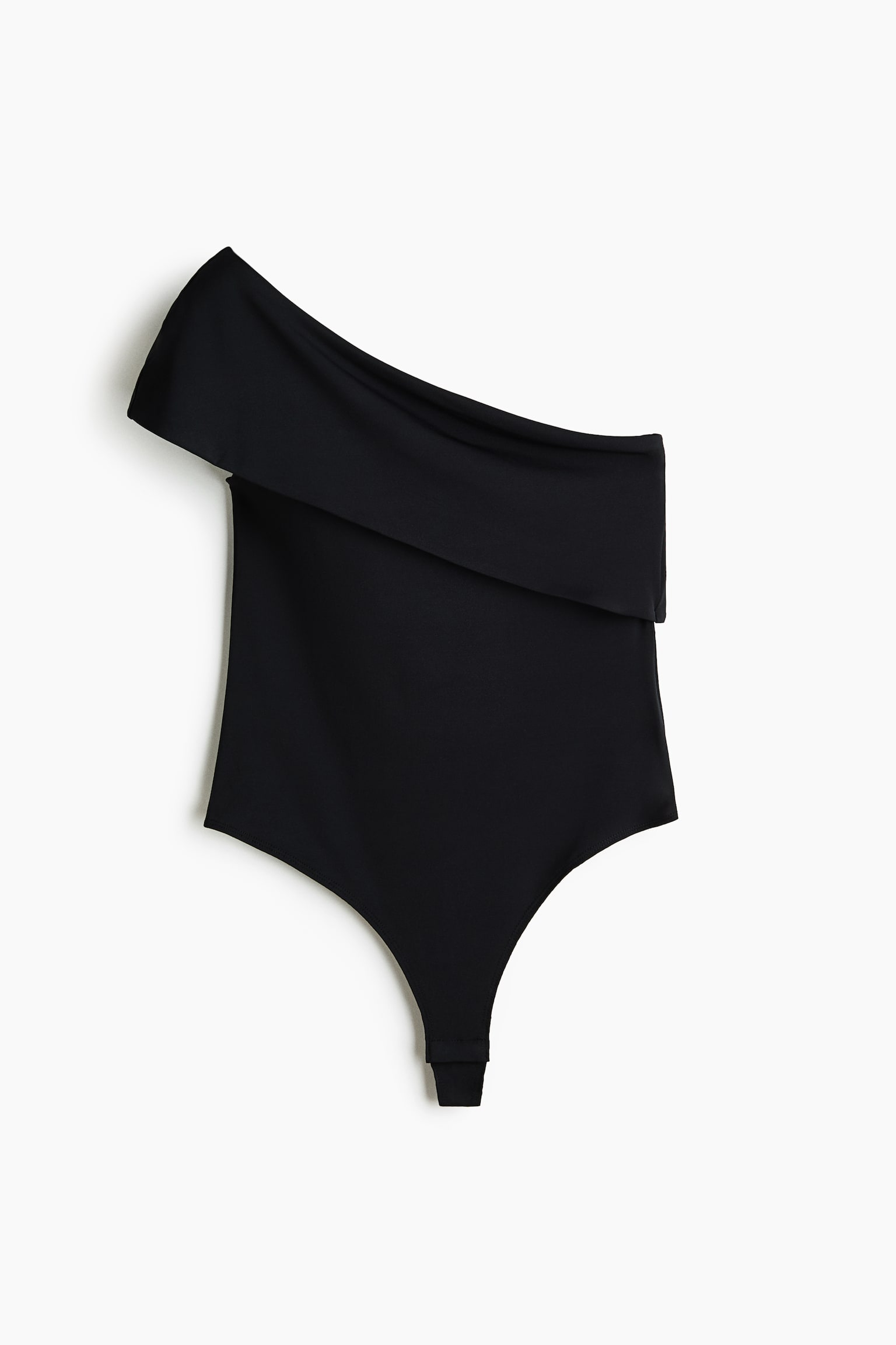 Боди, на одно плечо — H&M, цвет: Чёрный — фото 1
