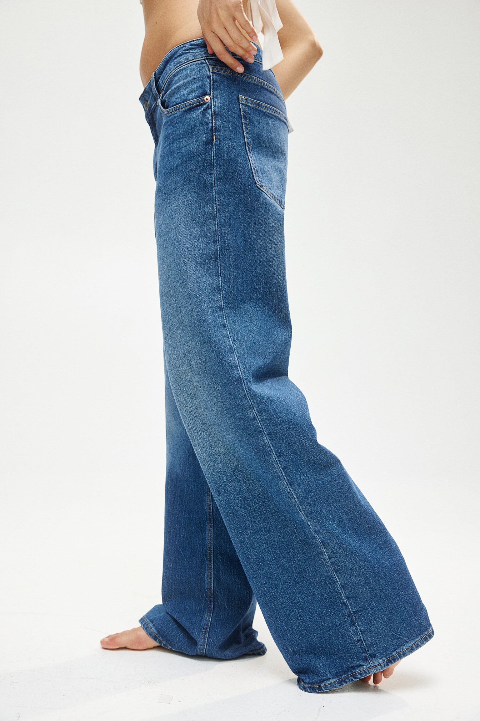 Wide High Jeans - Denim blue/Light denim blue/Denim blue/Denim blue/Light denim blue/Dark denim blue/Dark denim grey/Denim blue/Light denim blue/Light denim blue/Denim blue/Dark denim blue/Light denim blue/Light denim blue/Denim blue/Denim blue/Denim blue - 4