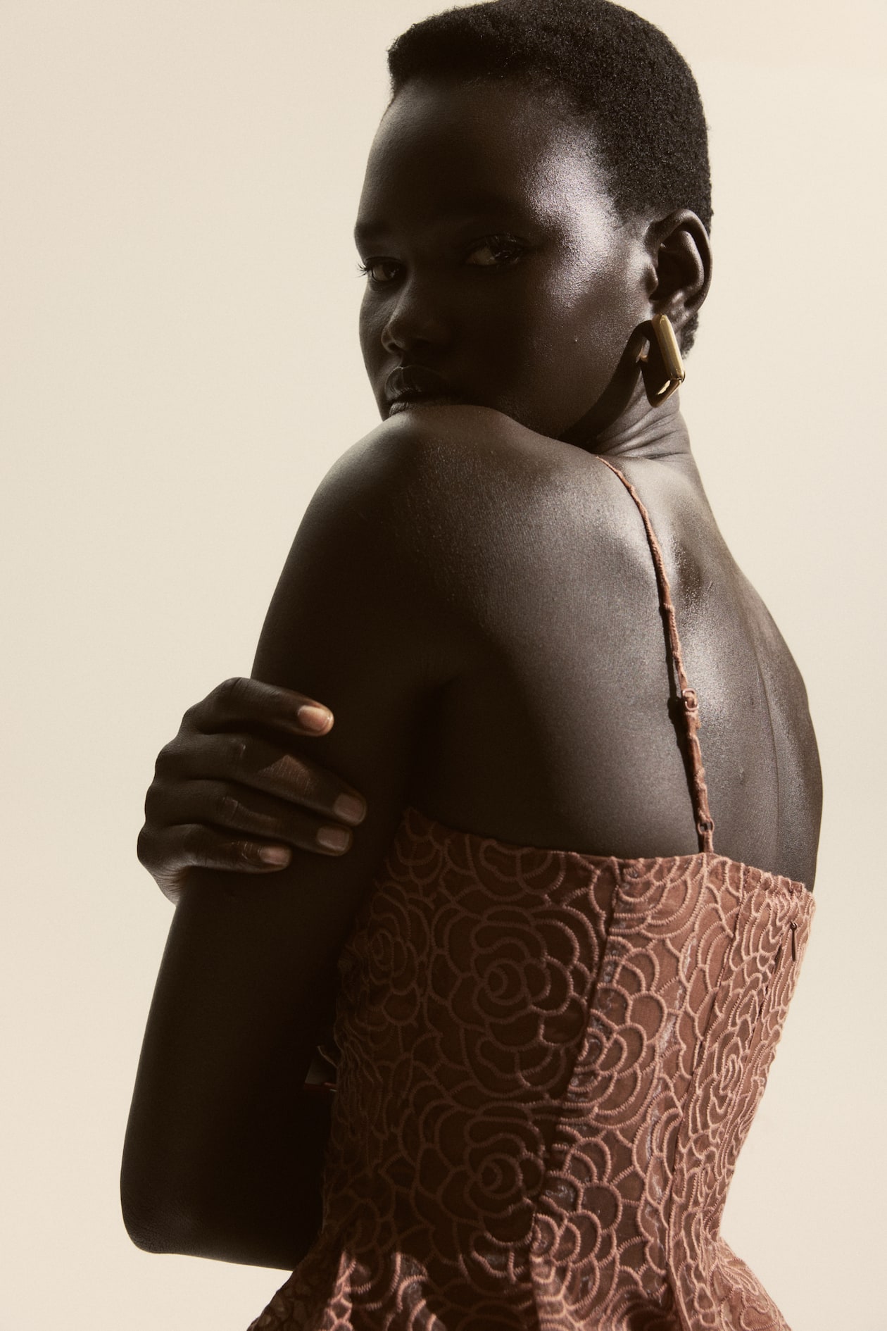 Embroidered Strappy Dress - image 5