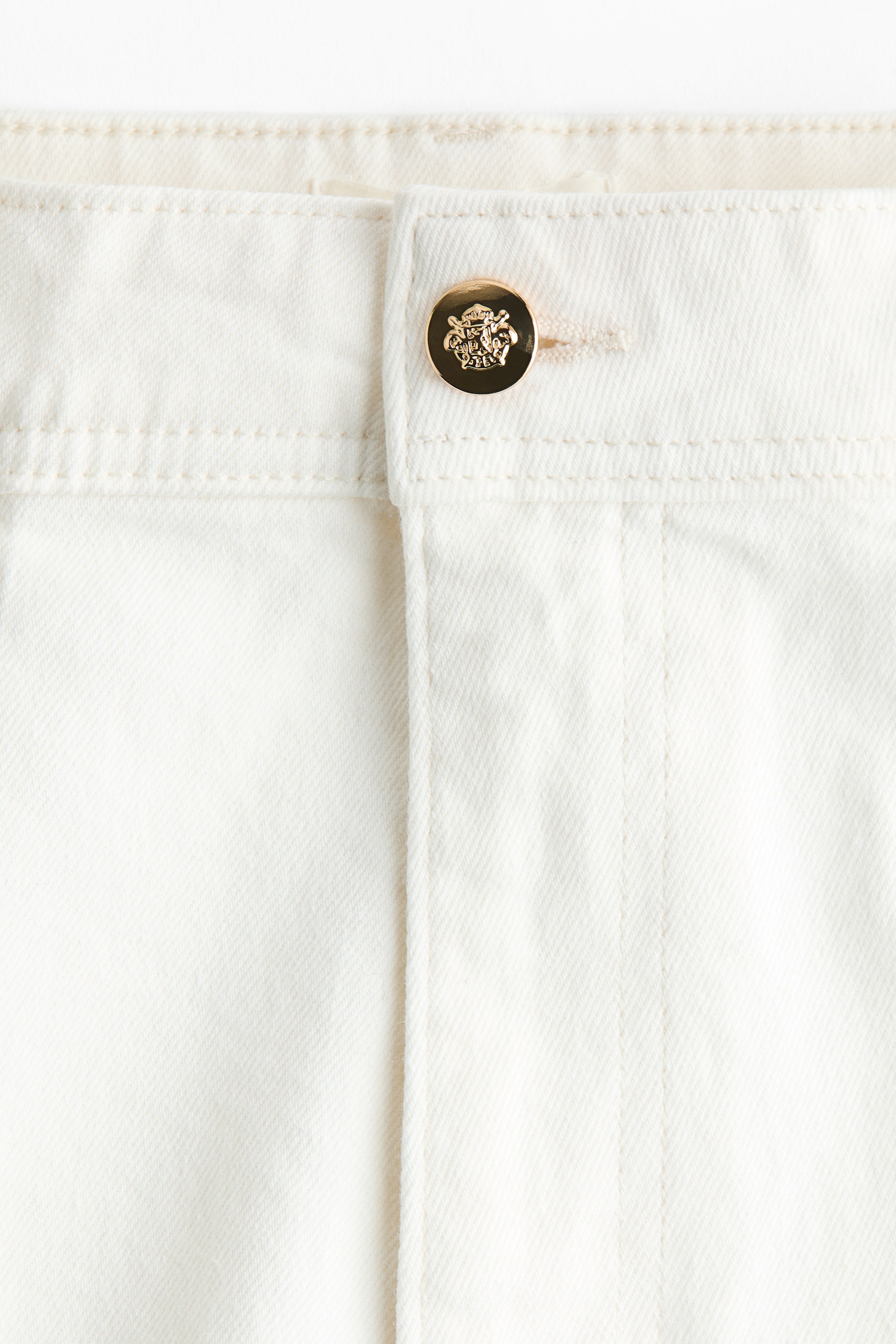 View larger image: Wide High Jeans - Light beige - Ladies | H&M SG 8