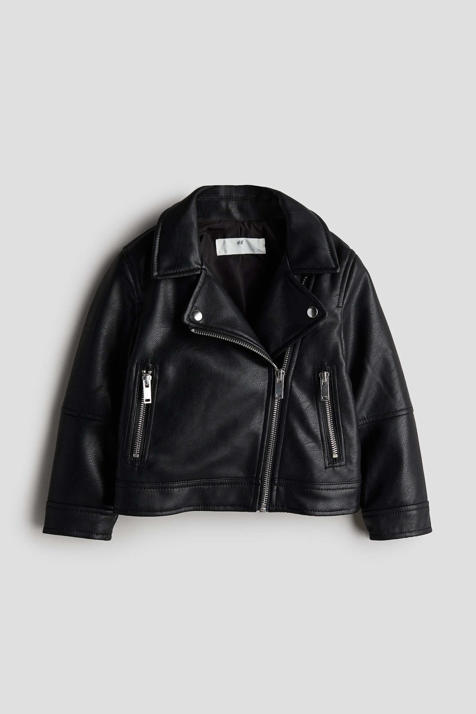 Biker jacket - Black - 1