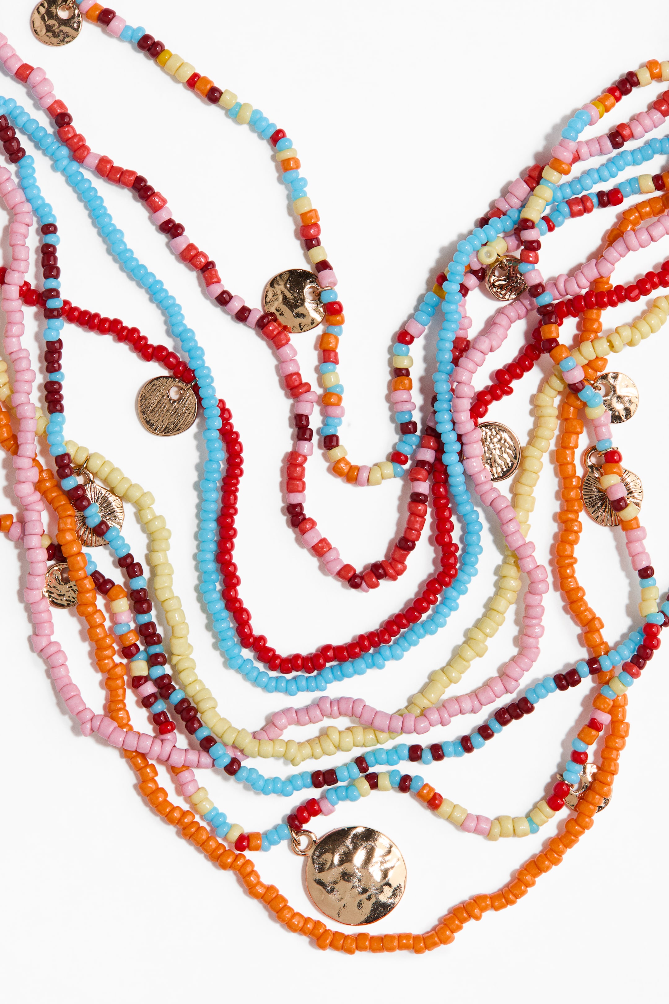 Beaded Multi-Strand Necklace